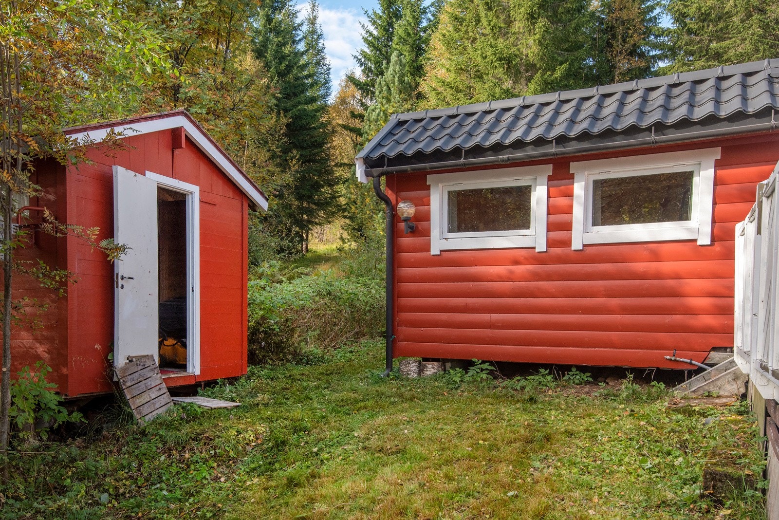 Pratisk utebod like ved hytta - Galleribilde