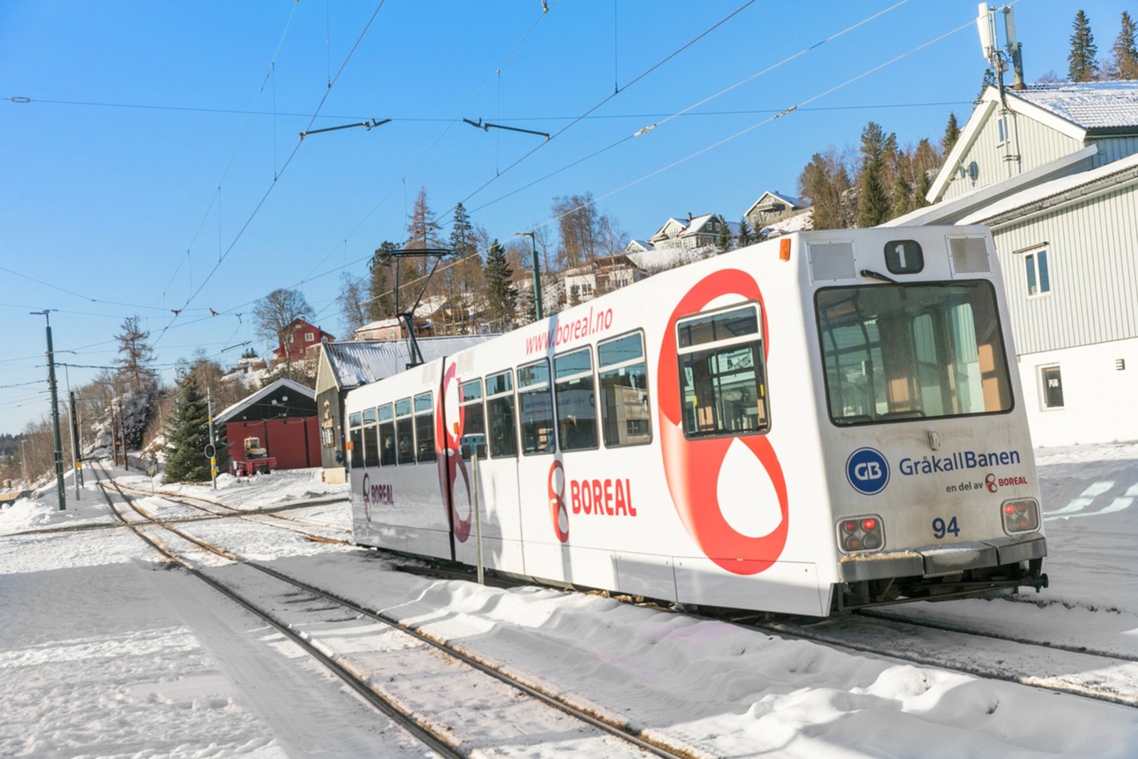 Like ved finner man trikkestopp på Munkvoll. Under et kvarter både opp til Lian i Bymarka og ned til Sentrum. Galleribilde