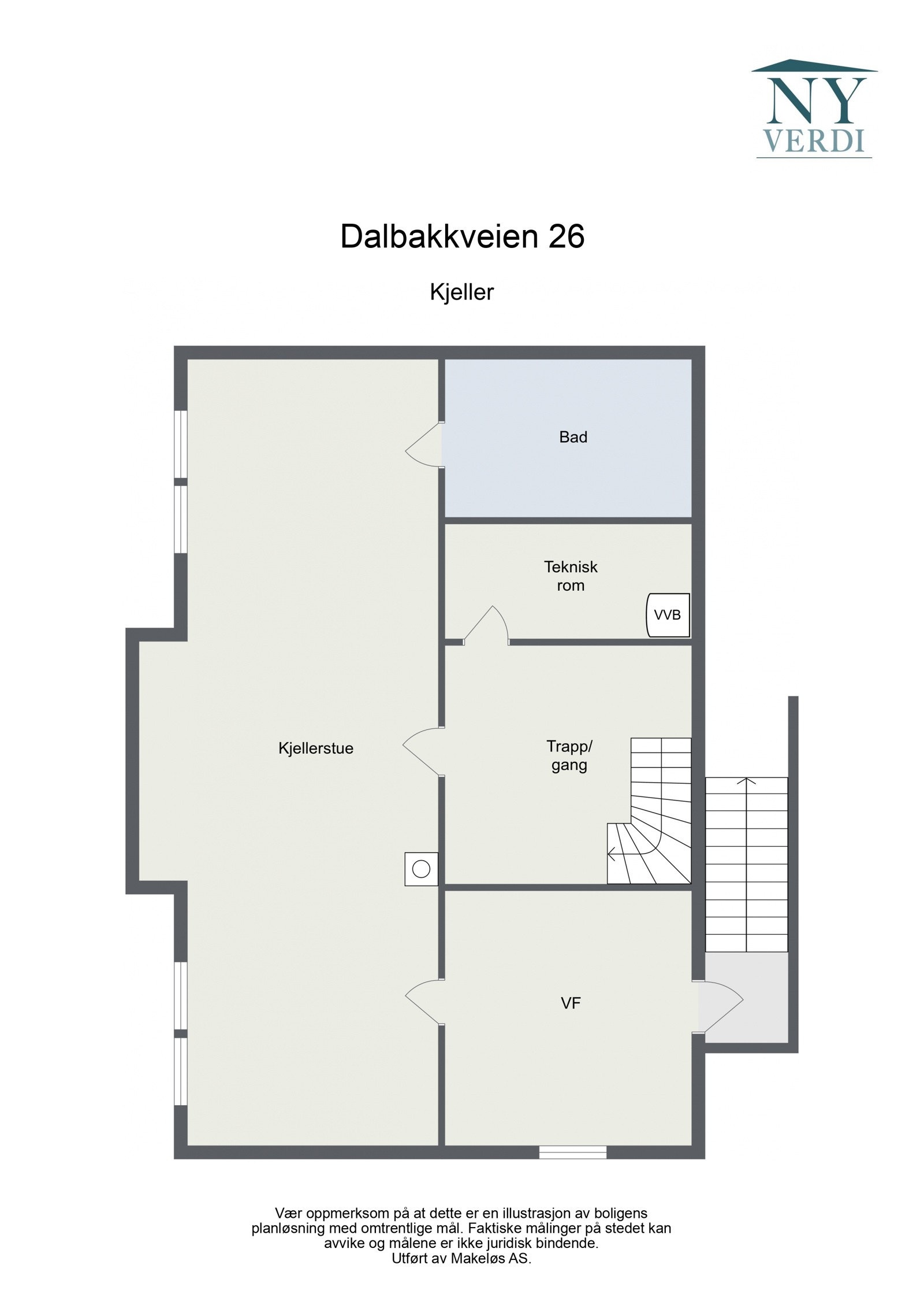 Plantegning U. etasje Galleribilde