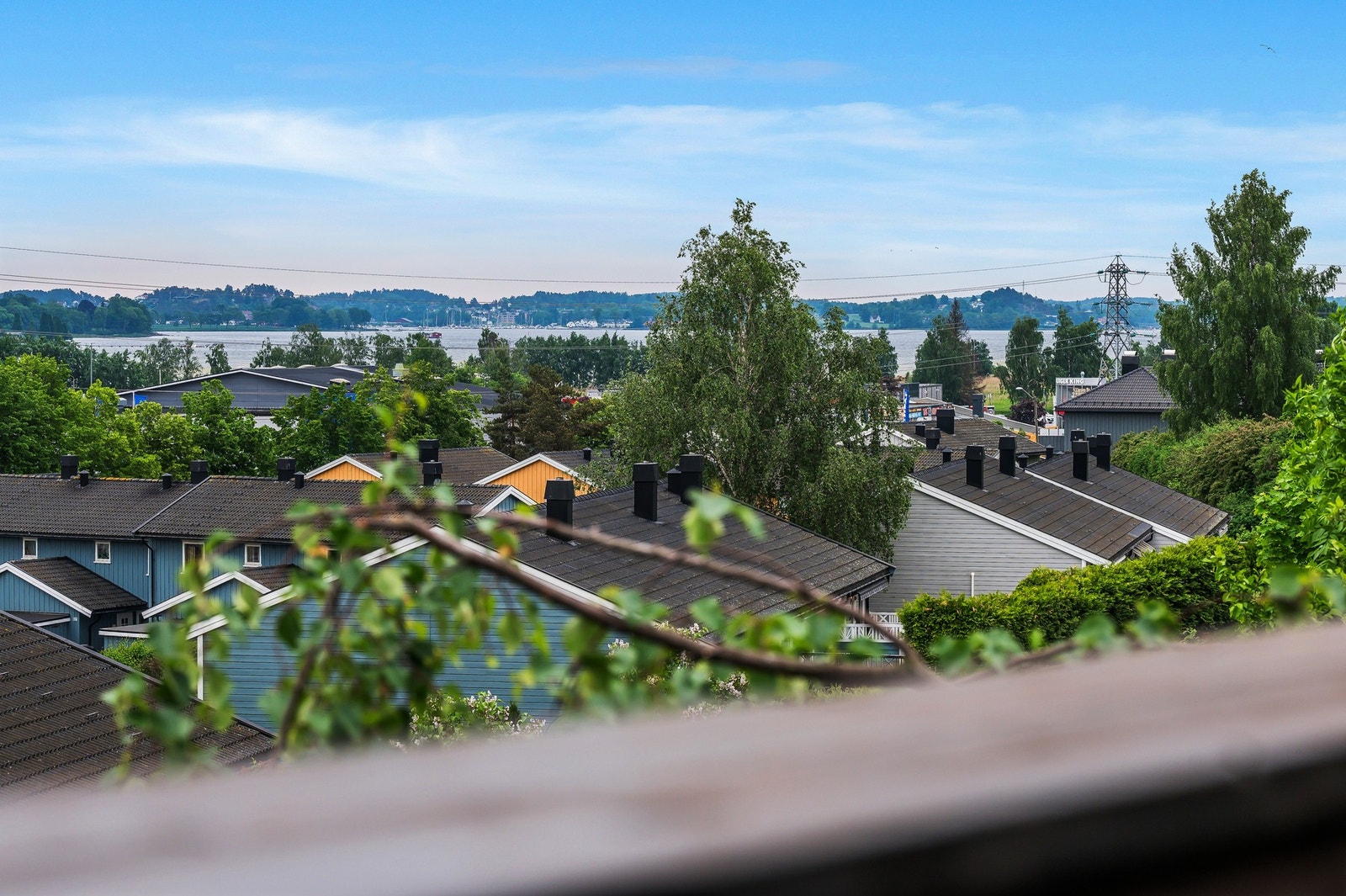 Utsikt fra eiendommen. Galleribilde