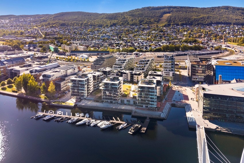 Elvebyen Drammen Galleribilde