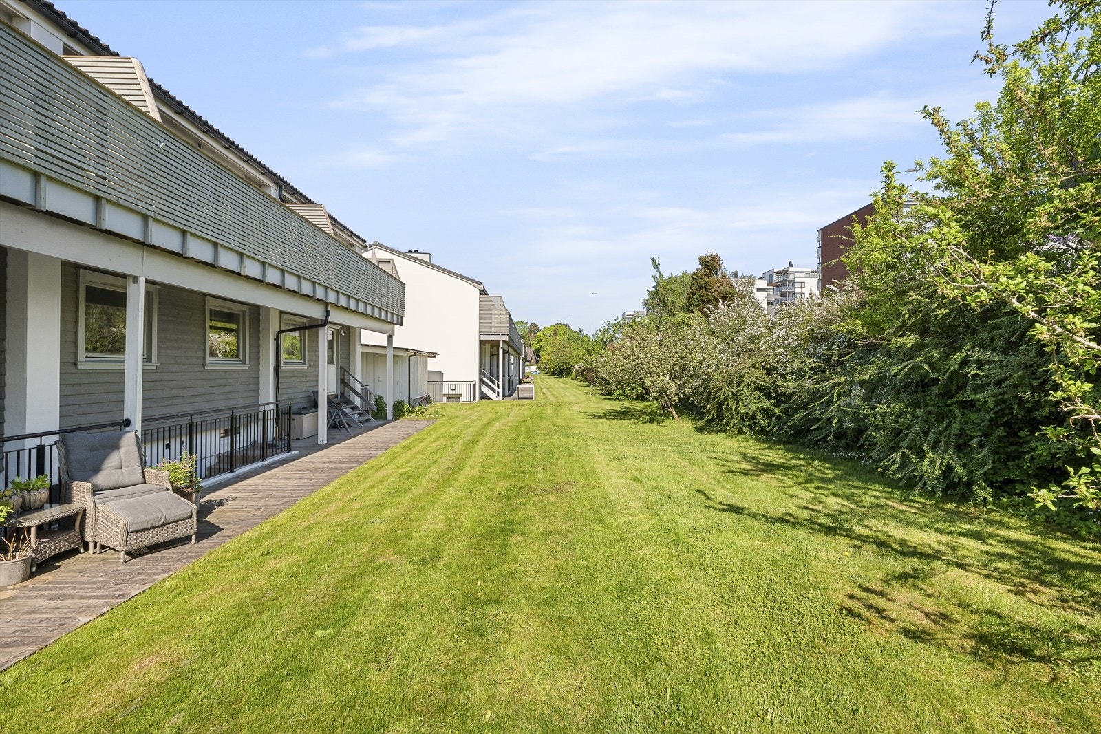 Flott felles uteområde. Galleribilde