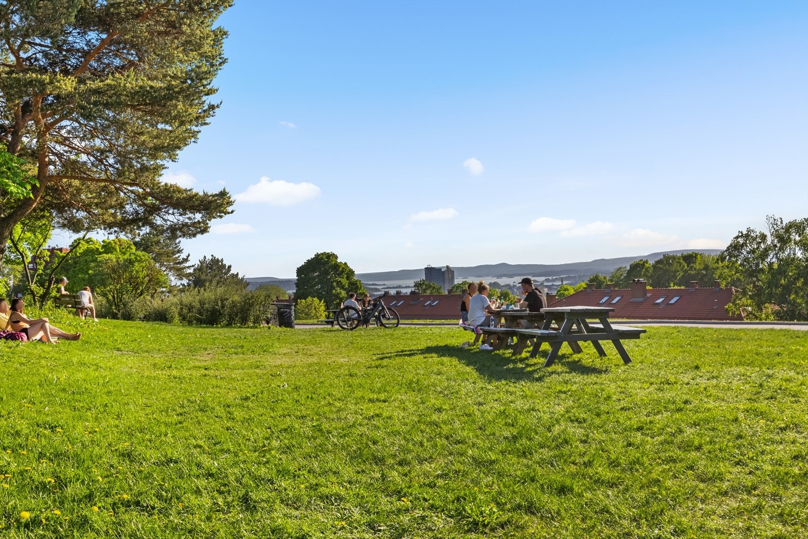 Flott utsikt fra områet Galleribilde