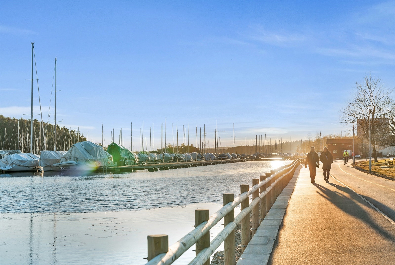 Fine turveier langs Bestumkilen, både til fots og på sykkel Galleribilde