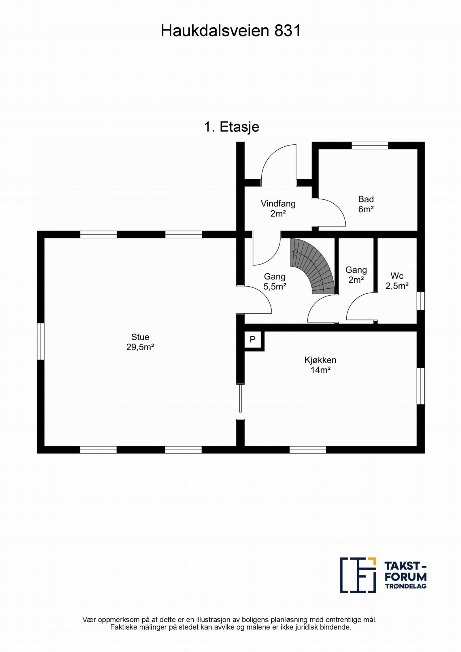 Plan våningshus Galleribilde
