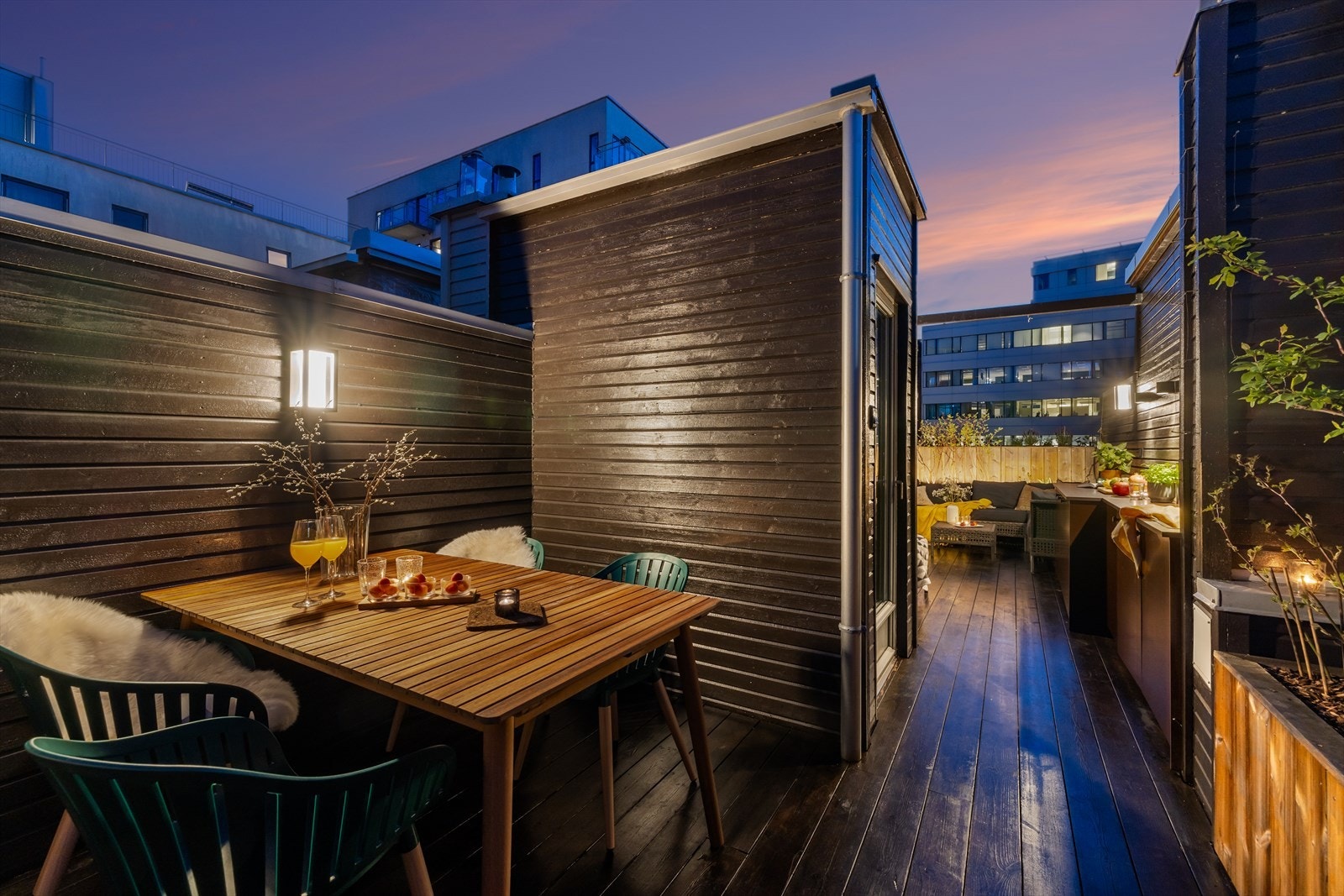 - Unikt townhouse rekkehus over 4-plan med en privat og solrik takterrasse 26 m² - Galleribilde