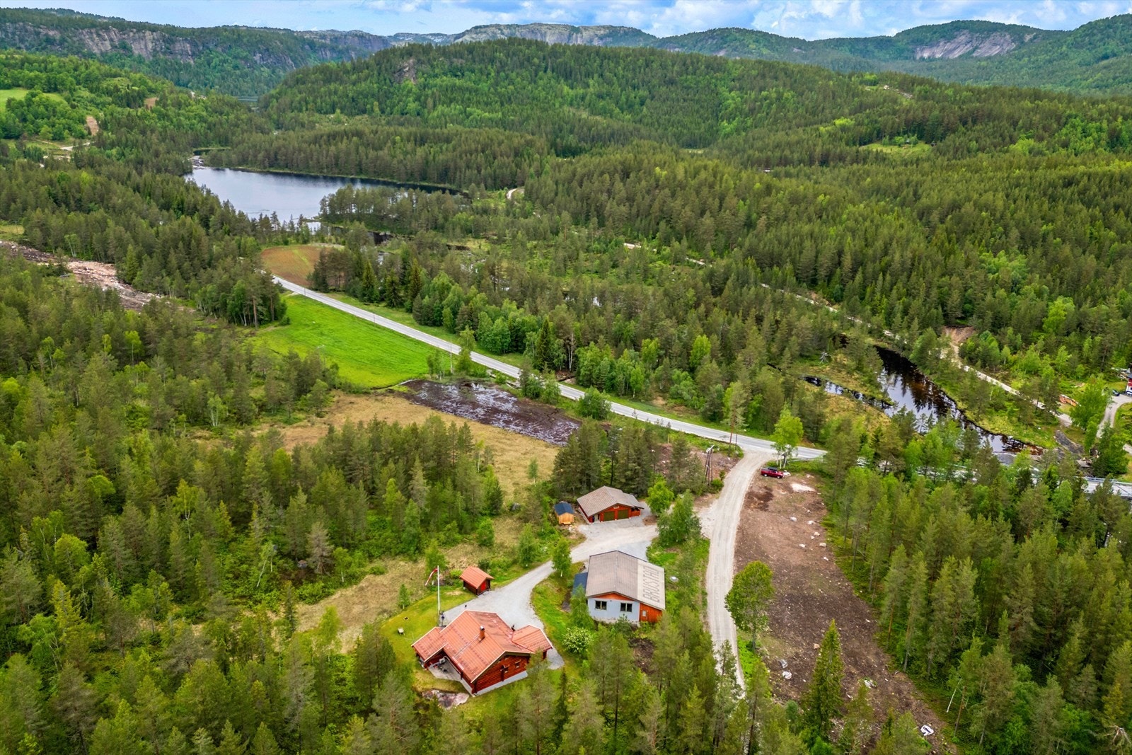 Det er ca 3,3 km til Gautefall Skisenter Galleribilde