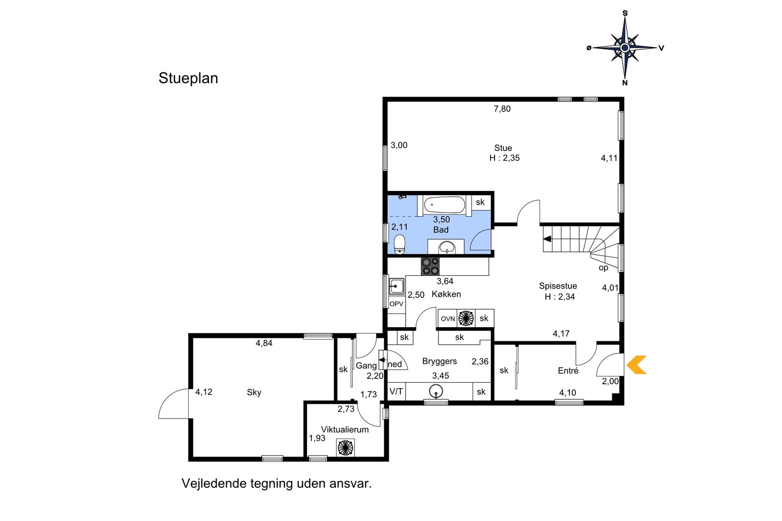 Plantegning Galleribilde