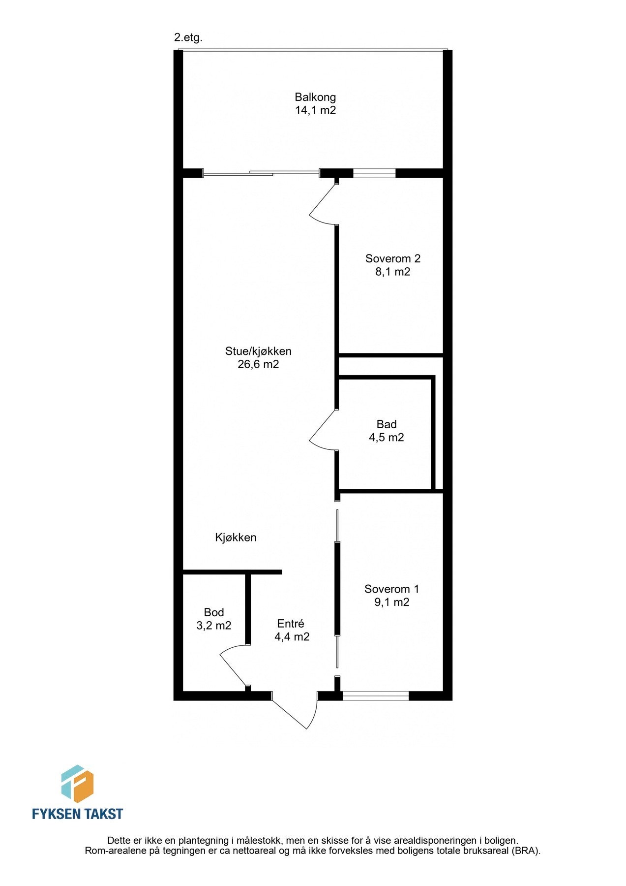 Ta en titt på planskissen og gjør deg kjent med romfordelingen! Skulle ikke oppsatt visningstidspunkt passe? Ta kontakt på 941 60 434, så finner vi en løsning. Galleribilde