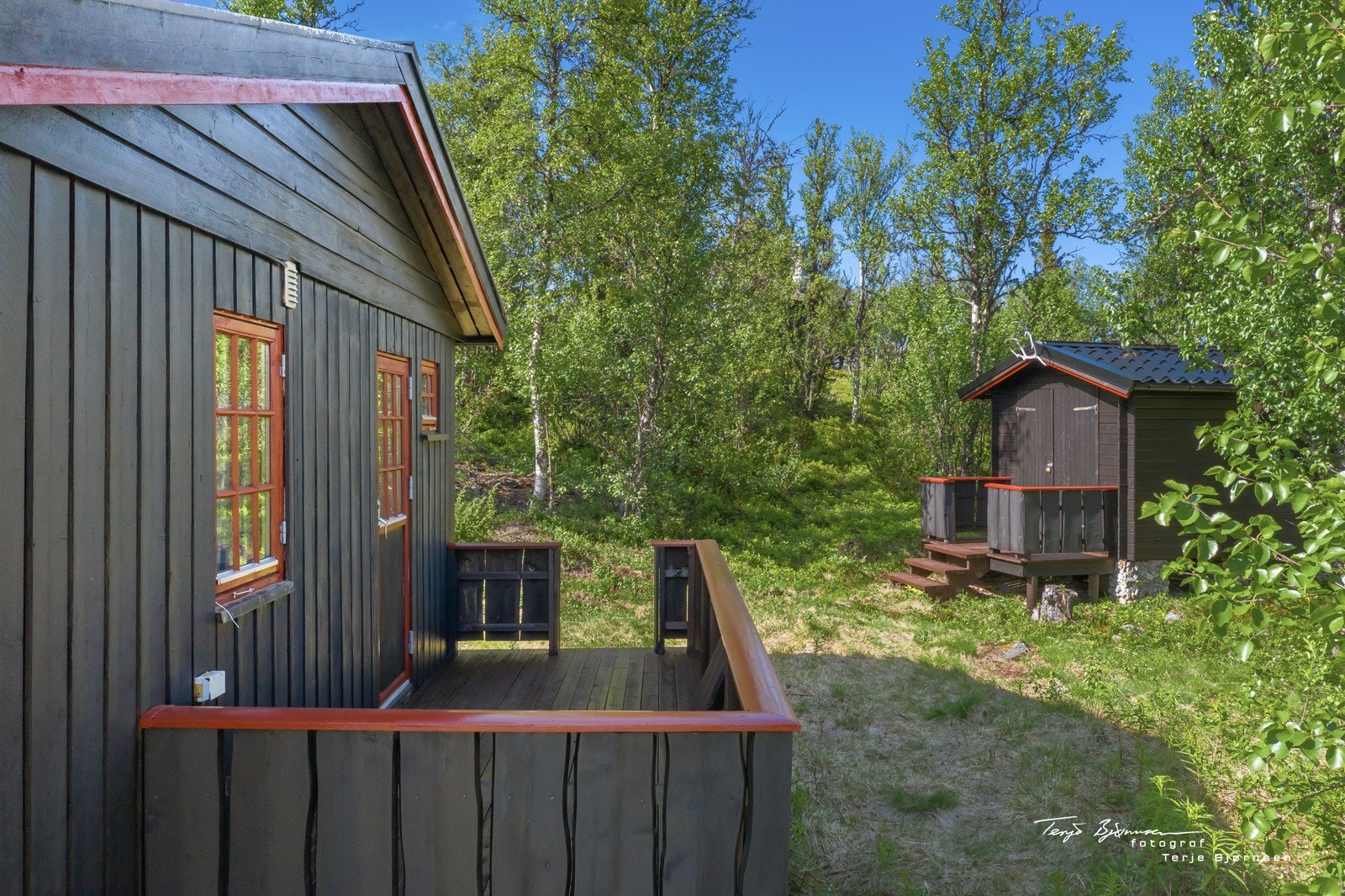 Terrasse med utgang fra ene soverommet Galleribilde