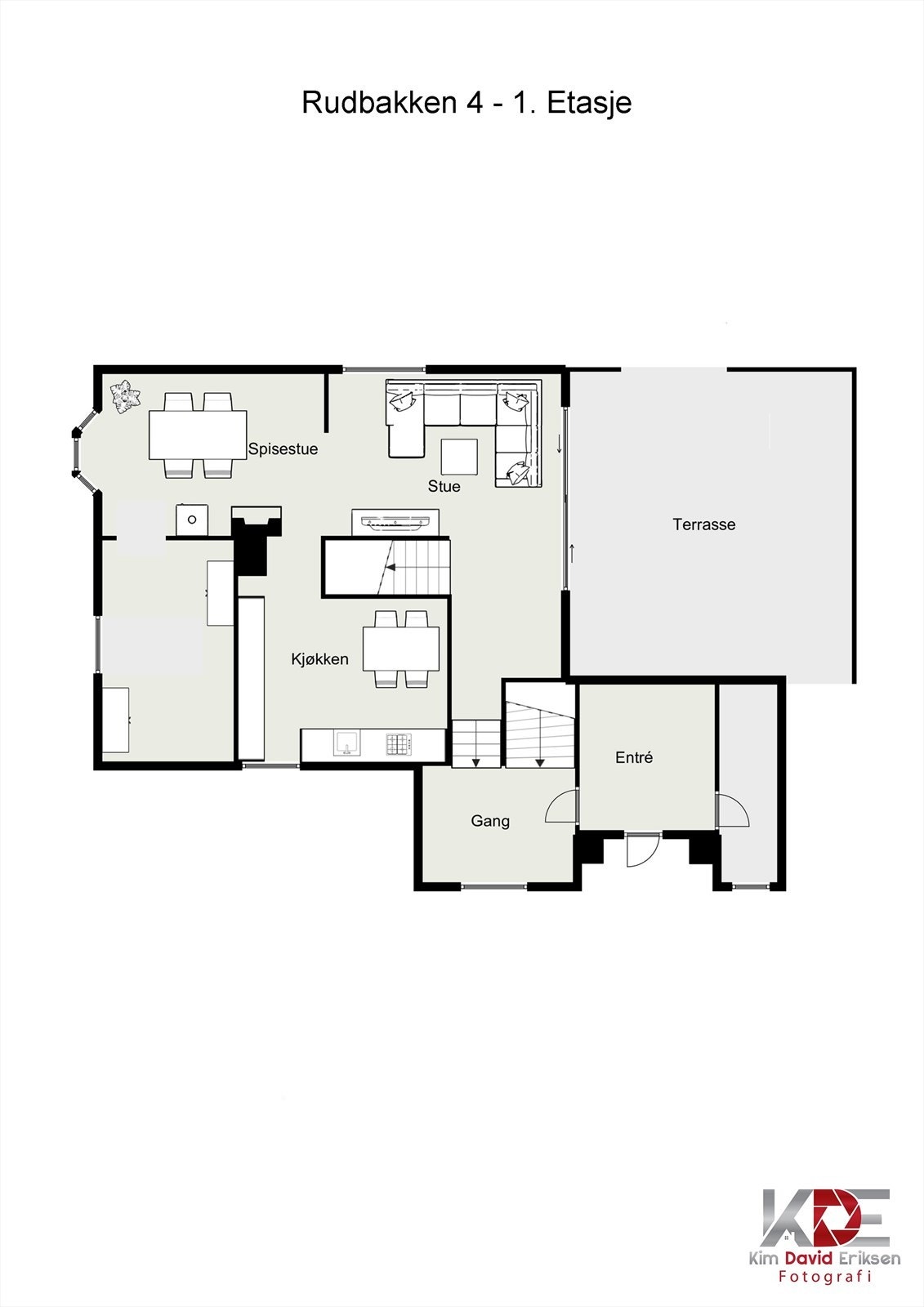 Her har man god boltreplass som gjør at boligen gir plass til storfamilien. Galleribilde