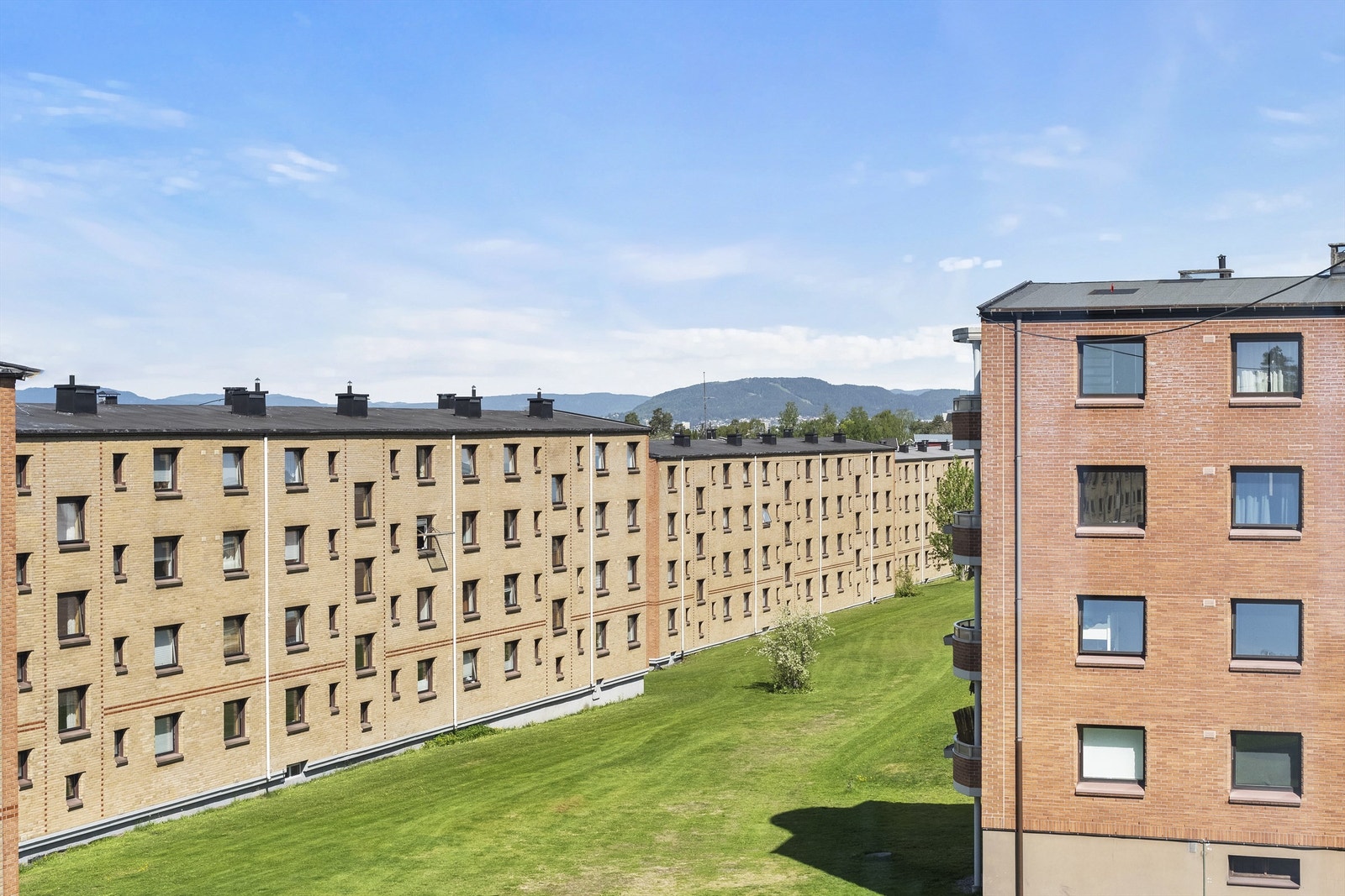 Utsyn fra balkong. Galleribilde