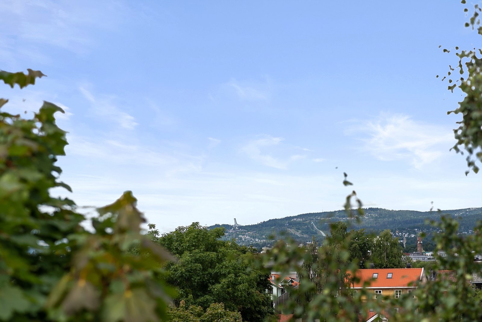 Utsikt mot Holmenkollen. Galleribilde