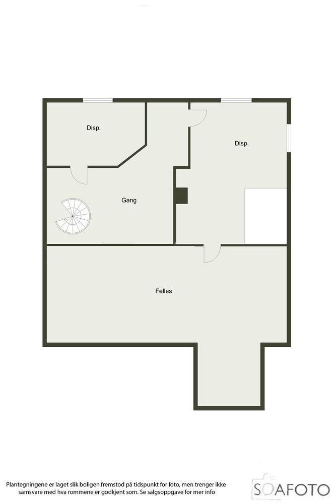 Plantegning U.etg Galleribilde