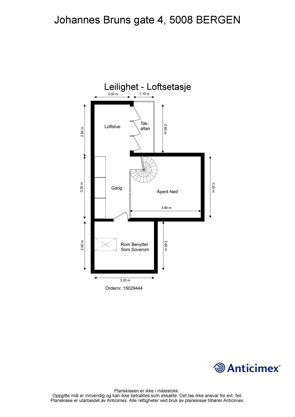 Plantegning etasje 2 Galleribilde