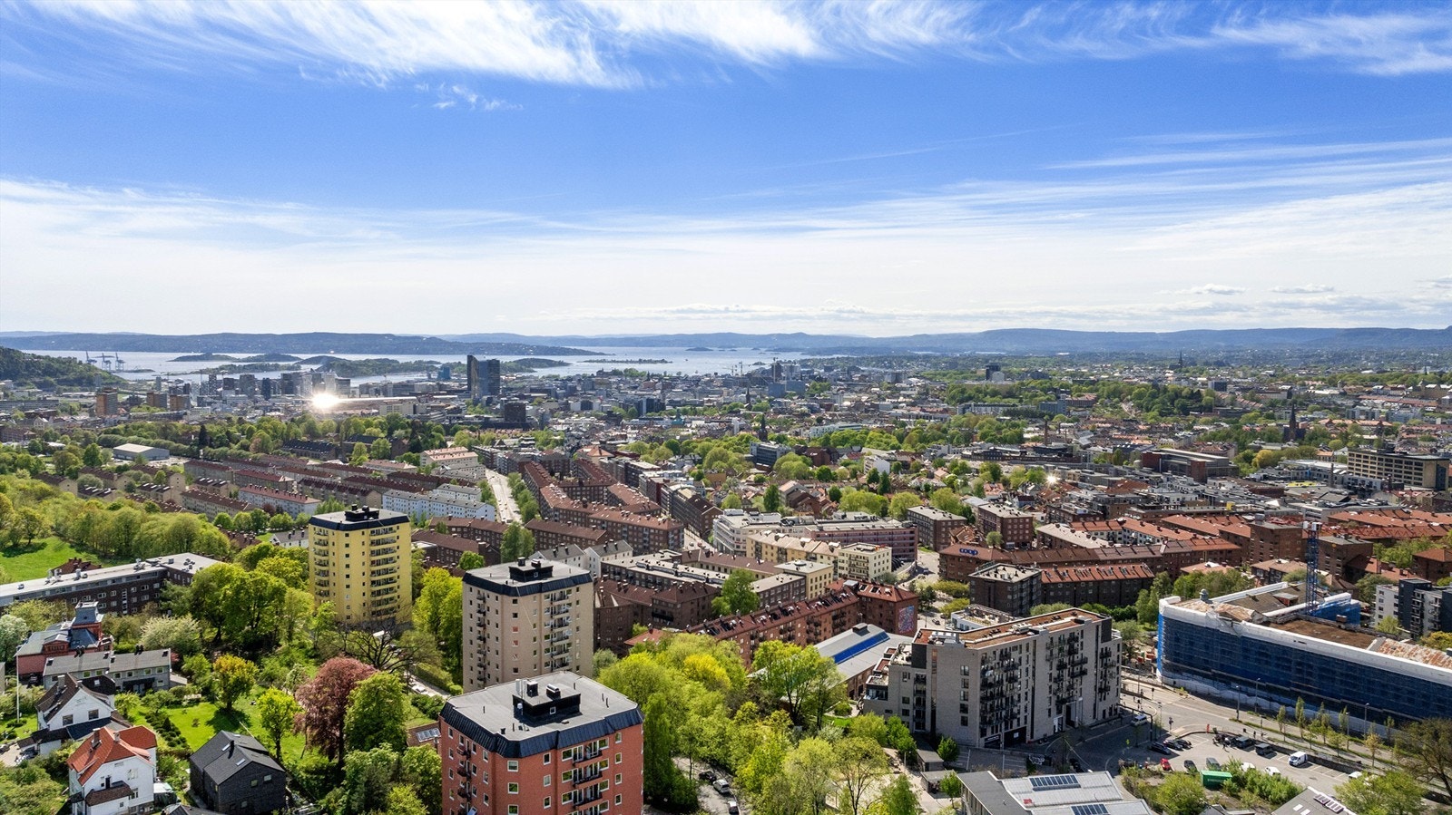 Fra Carl Berner bruker du akkurat 15 minutter til "alt", uansett hvor i byen det er. Galleribilde