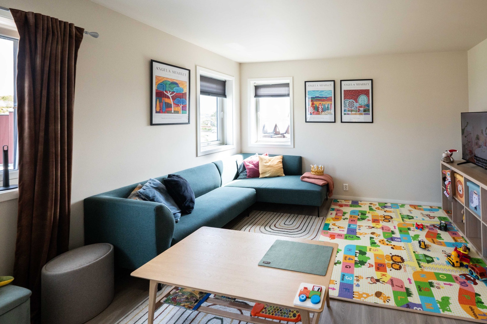 Det største soverommet brukes som TV-stue i dag Galleribilde