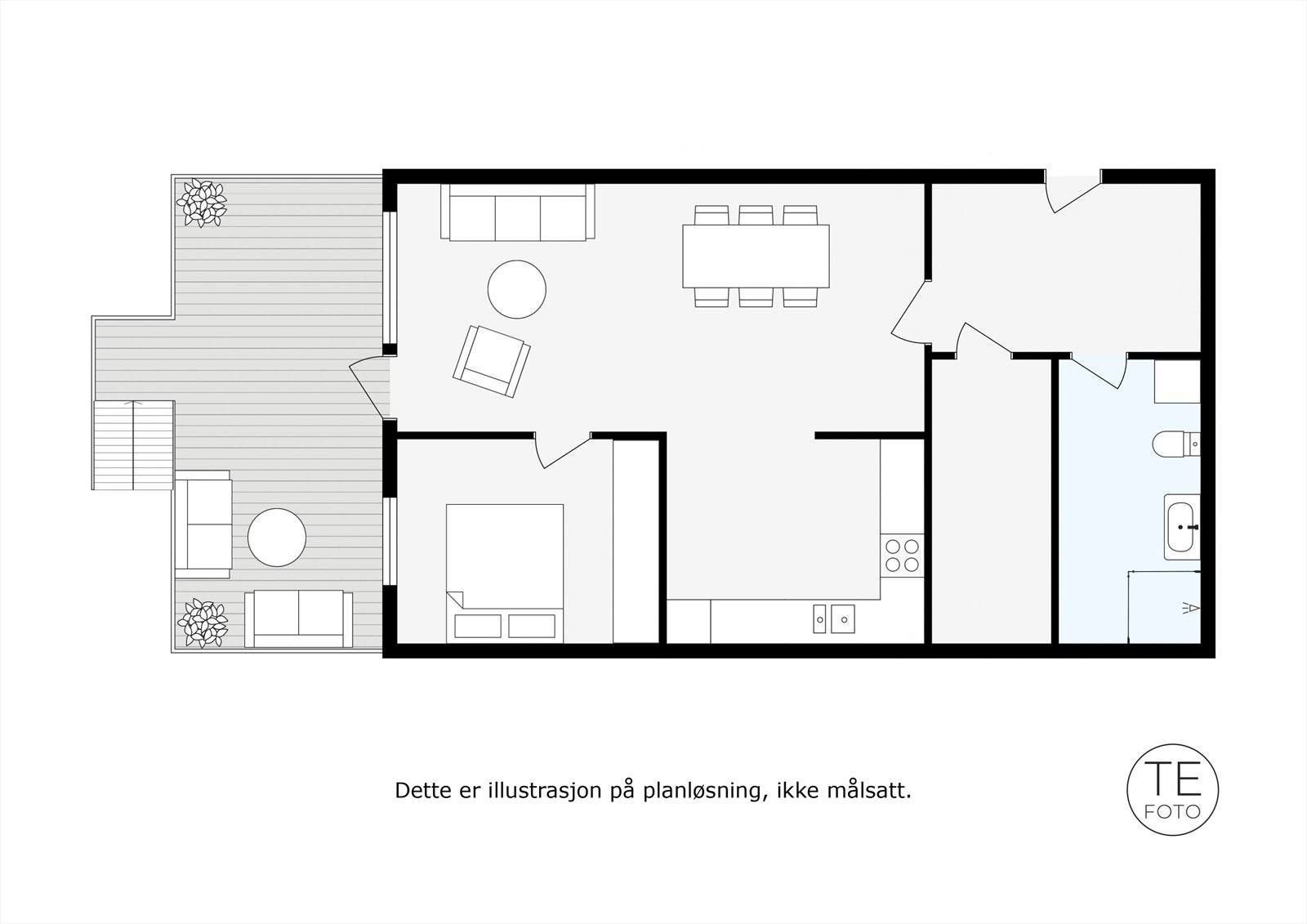 Plantegning Galleribilde