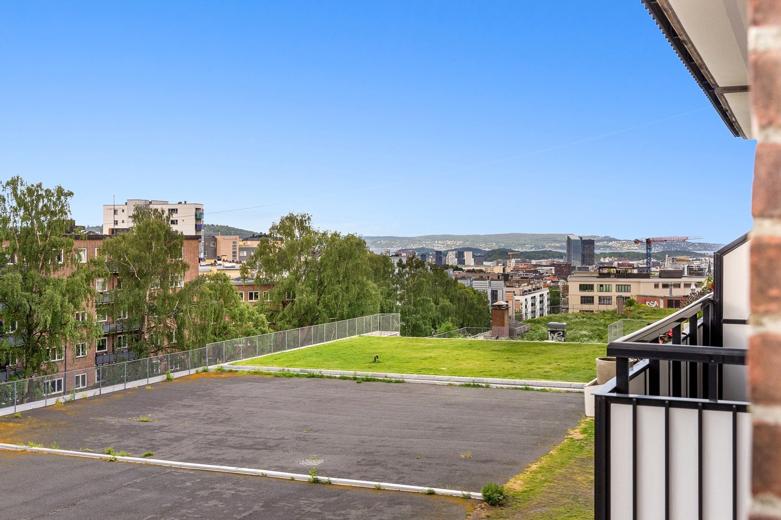 Her har du fritt utsyn over byen. Galleribilde