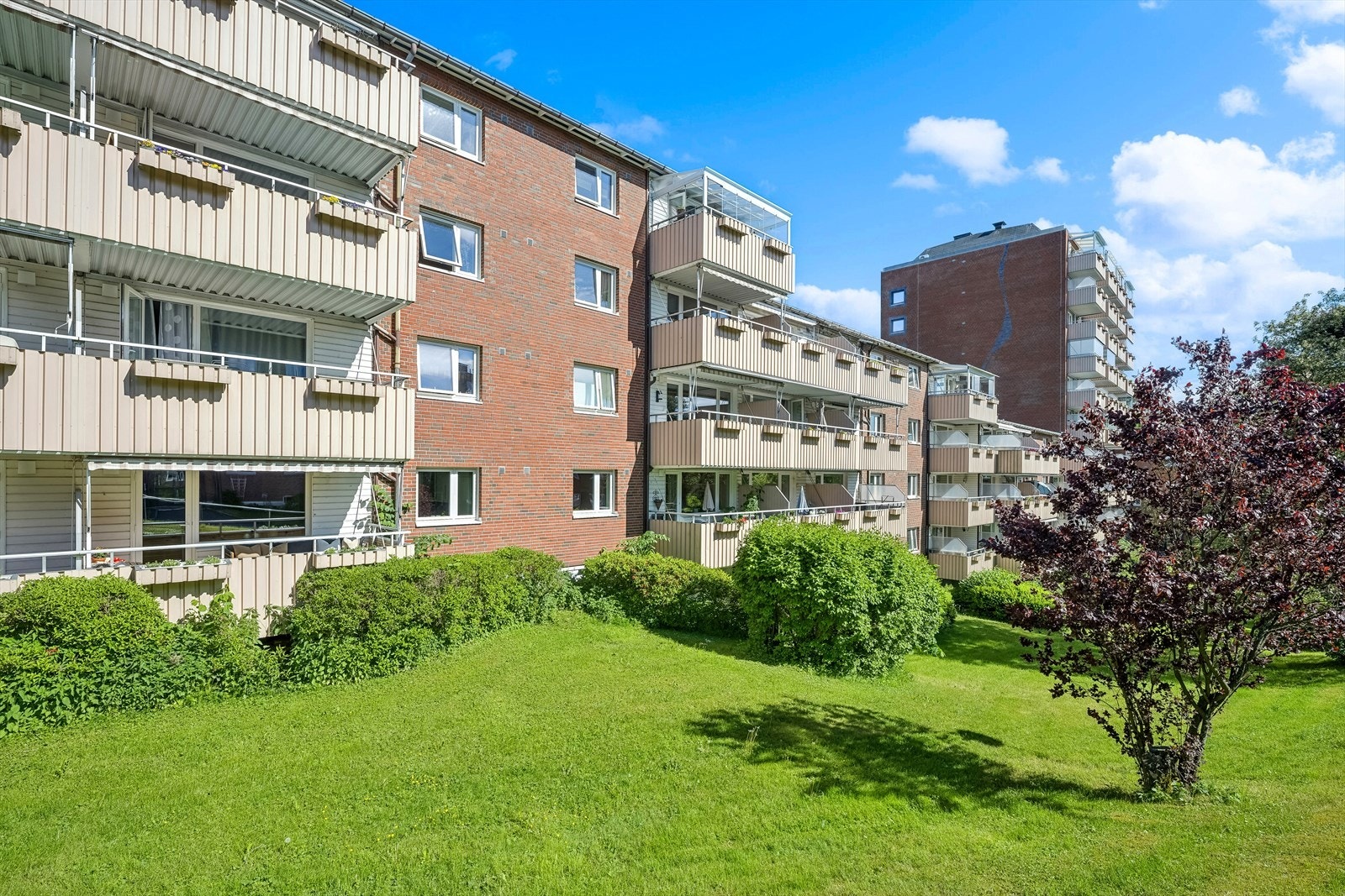 Tomten består av store, idylliske grøntområder Galleribilde