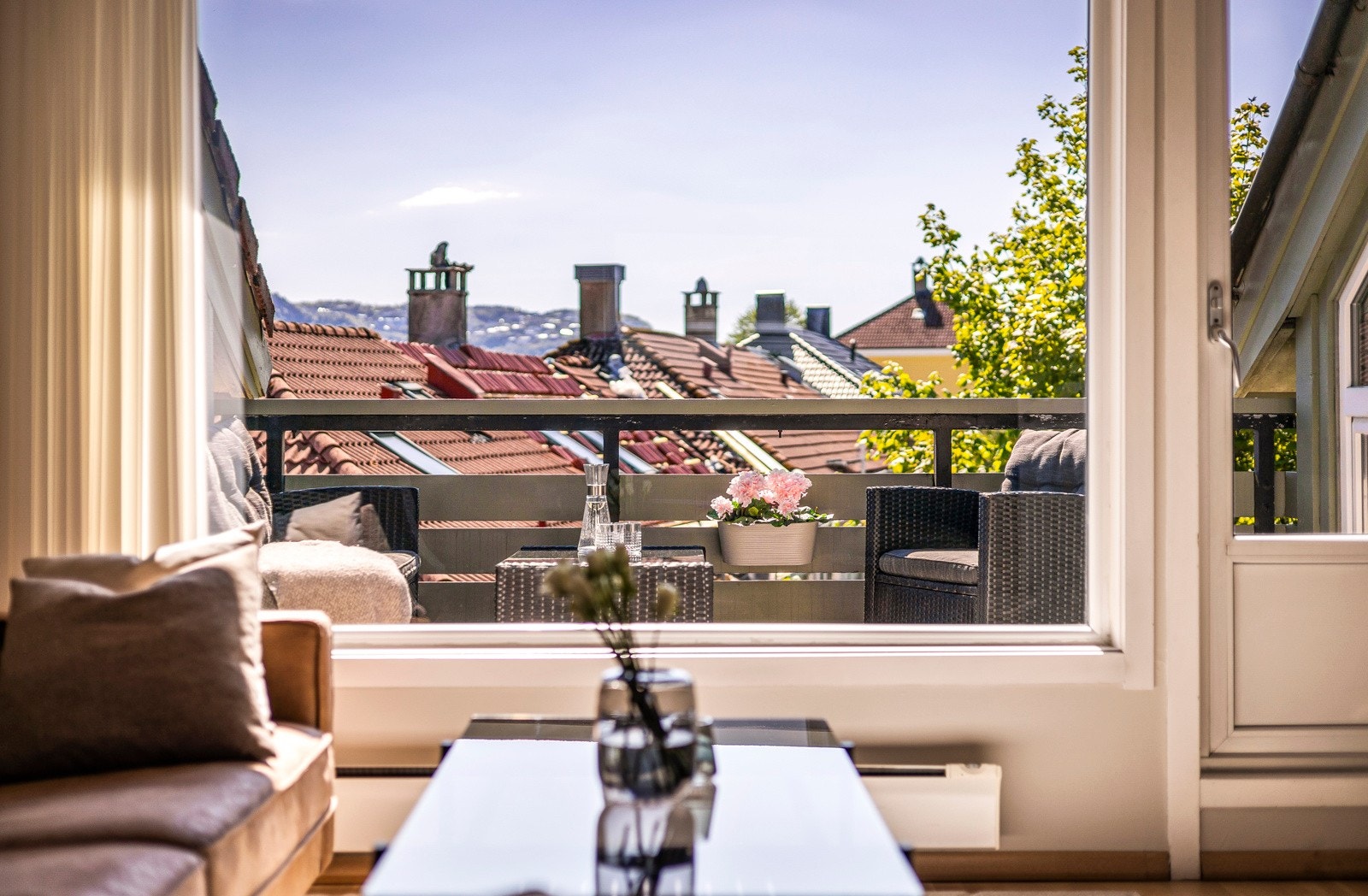 Fra stuen er det videre utgang til terrasse Galleribilde