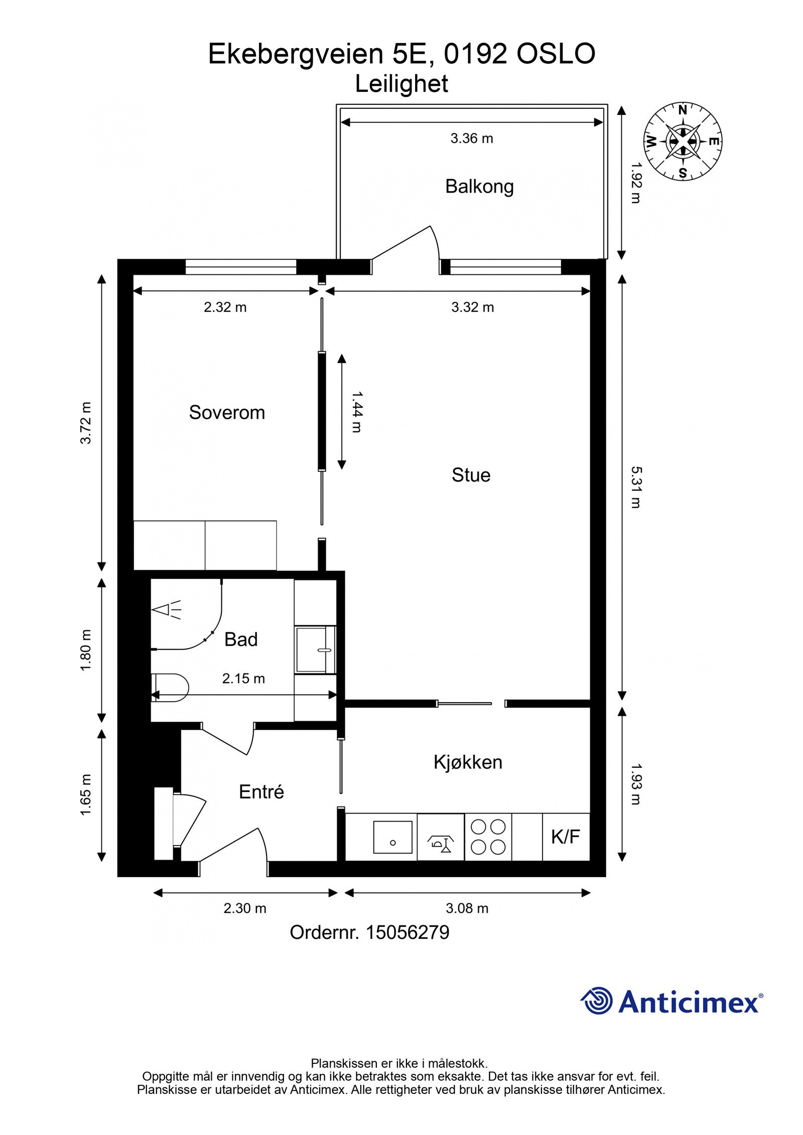 Plantegning Galleribilde