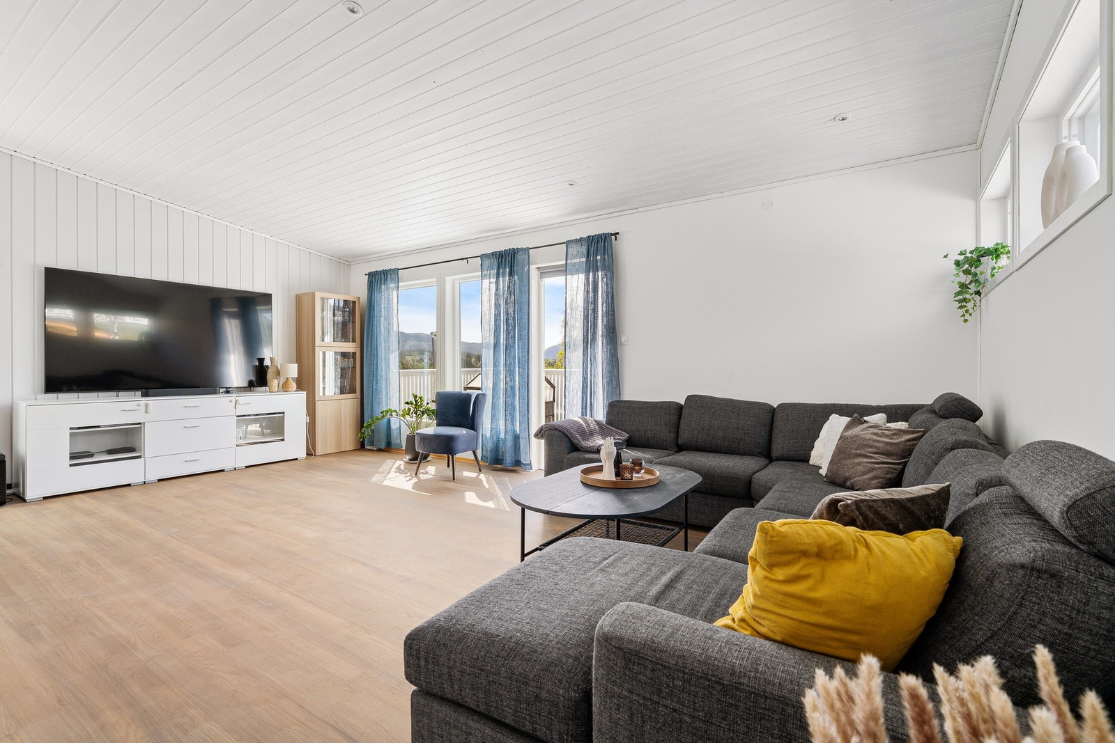 God plass til en større tv Galleribilde