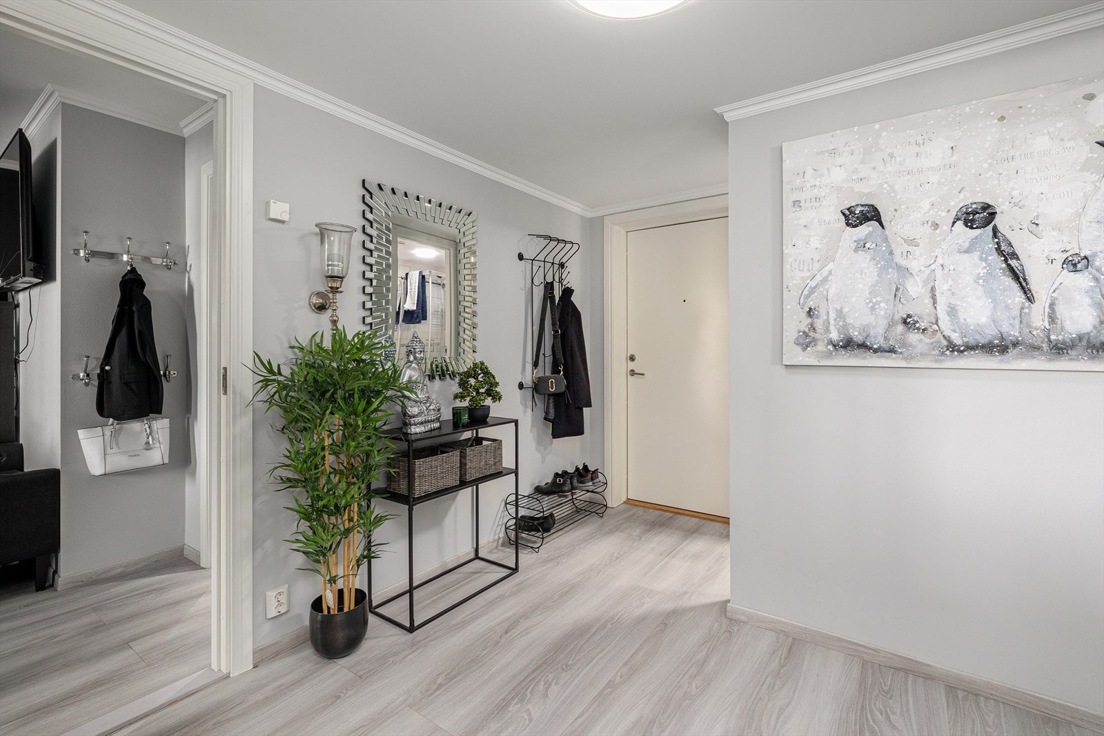 Lys og delikat entrè. Galleribilde