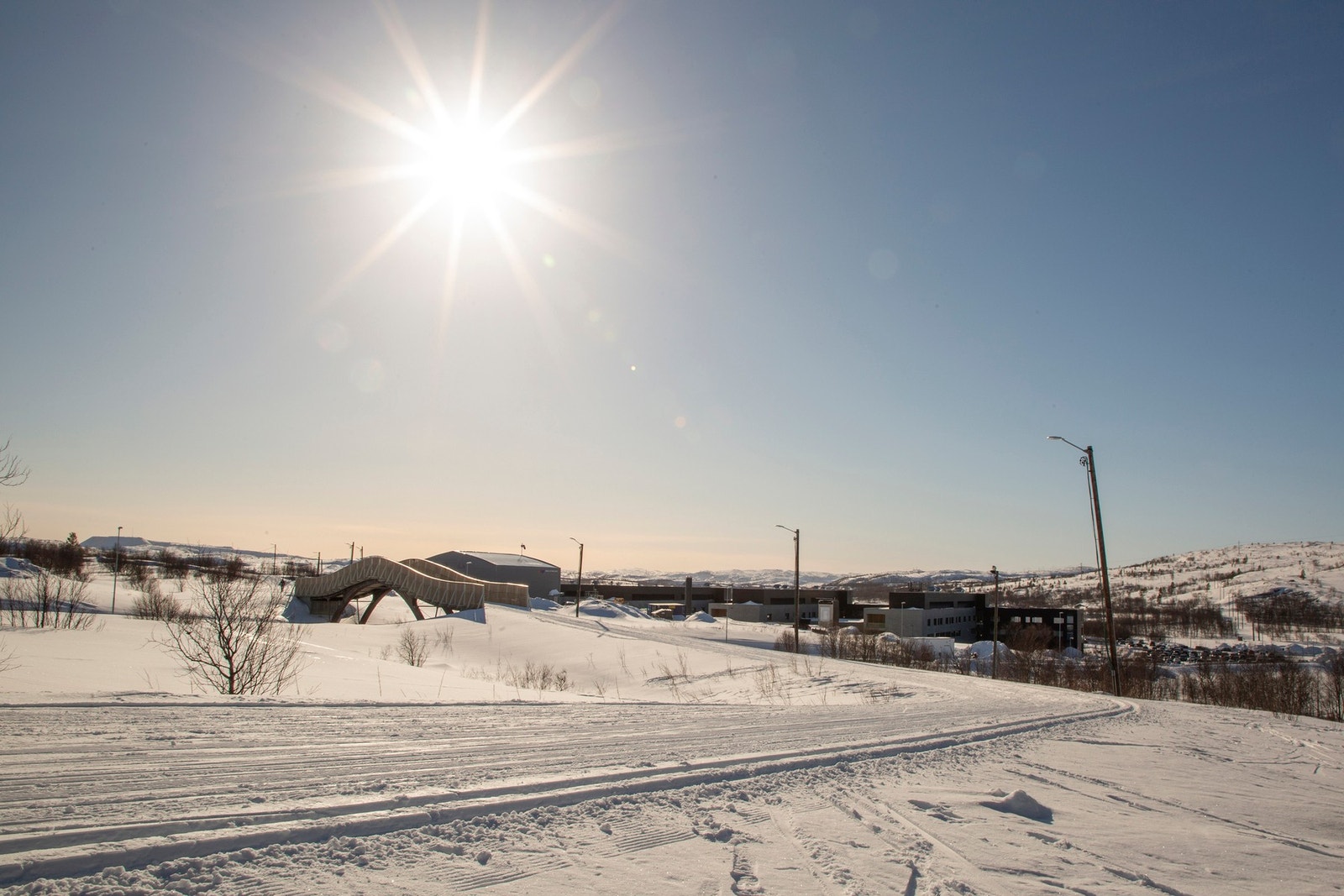 Lysløype vinter Galleribilde