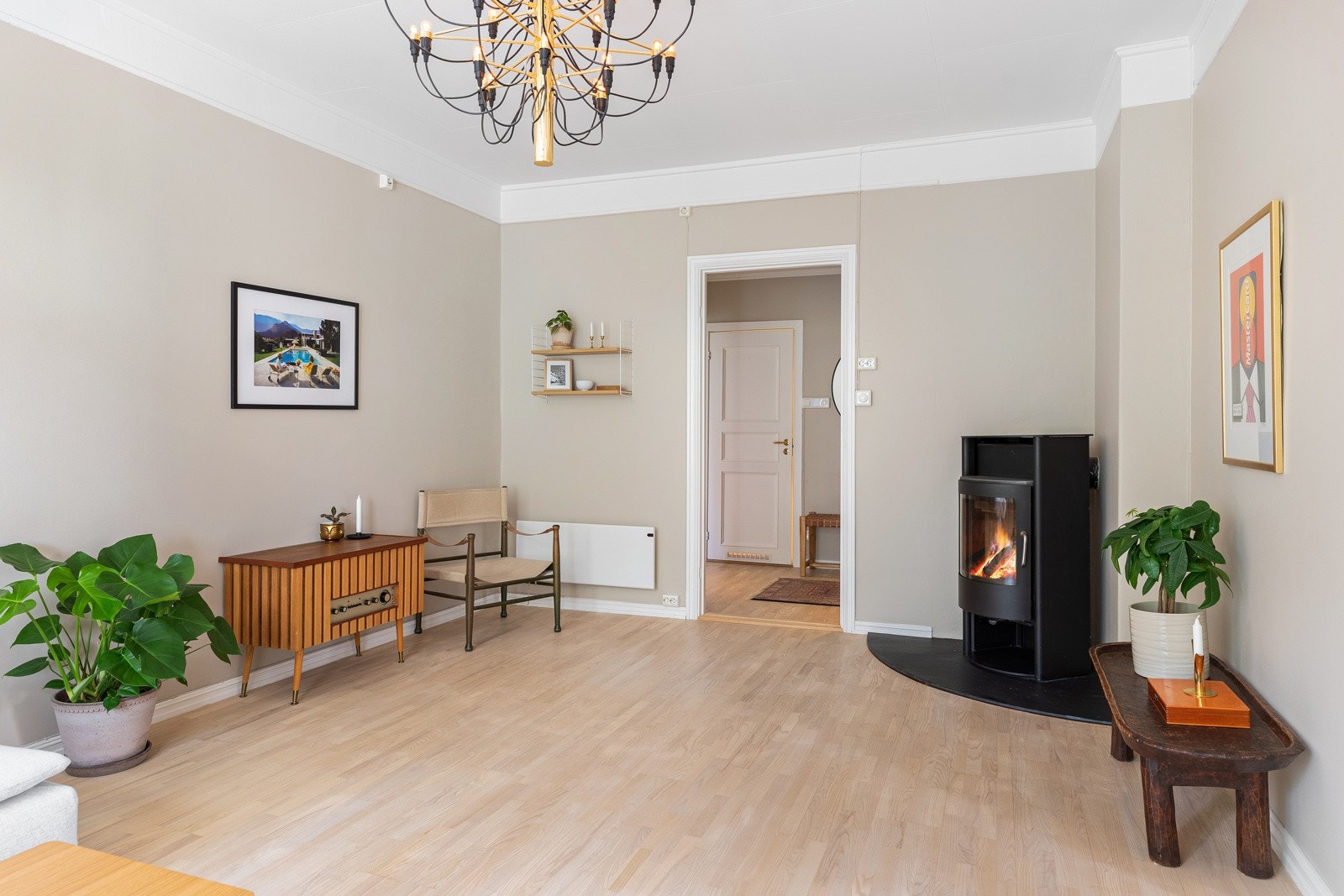 En lys og fin stue Galleribilde