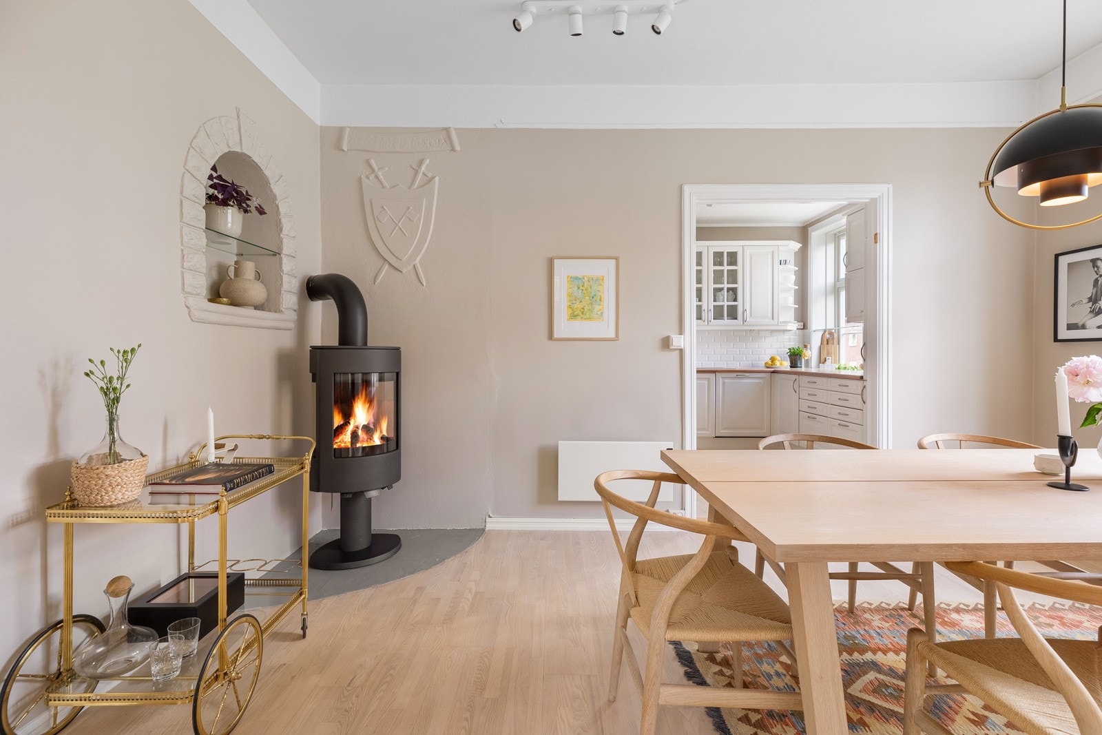 Peis i spisestuen Galleribilde