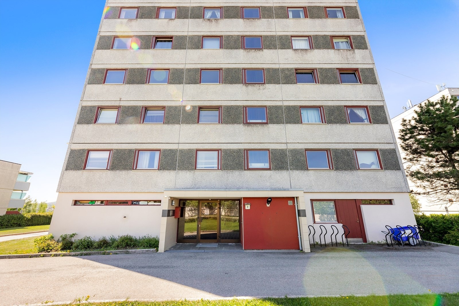 Heisen tar deg opp til leiligheten i 7 etg. Galleribilde
