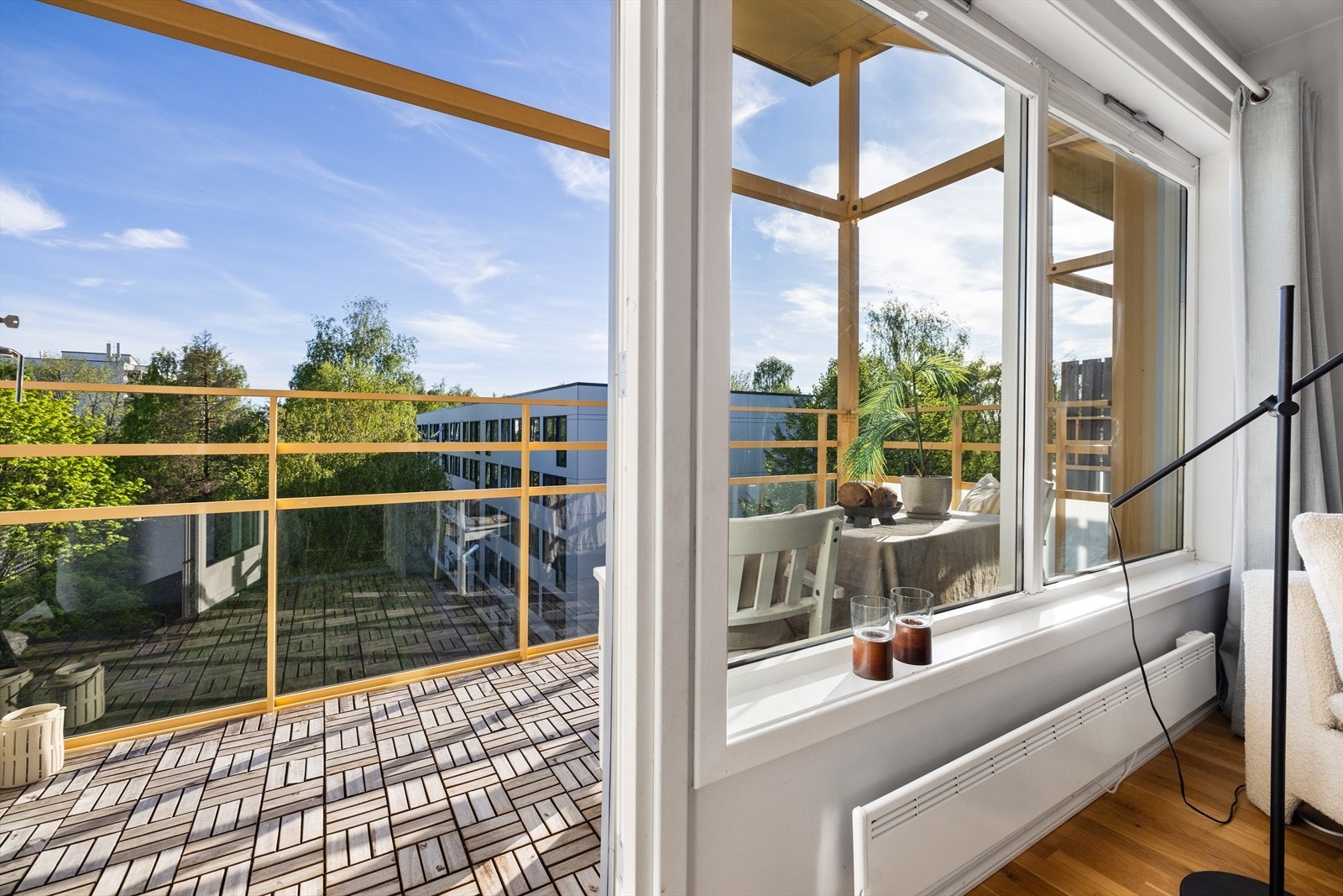 Adkomst til balkongen fra stuen Galleribilde