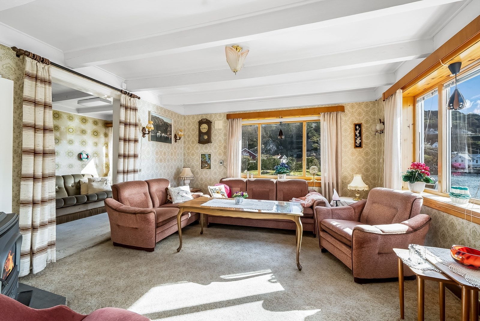 De fleste vinduene i boligen er byttet ut i senere tid. Galleribilde