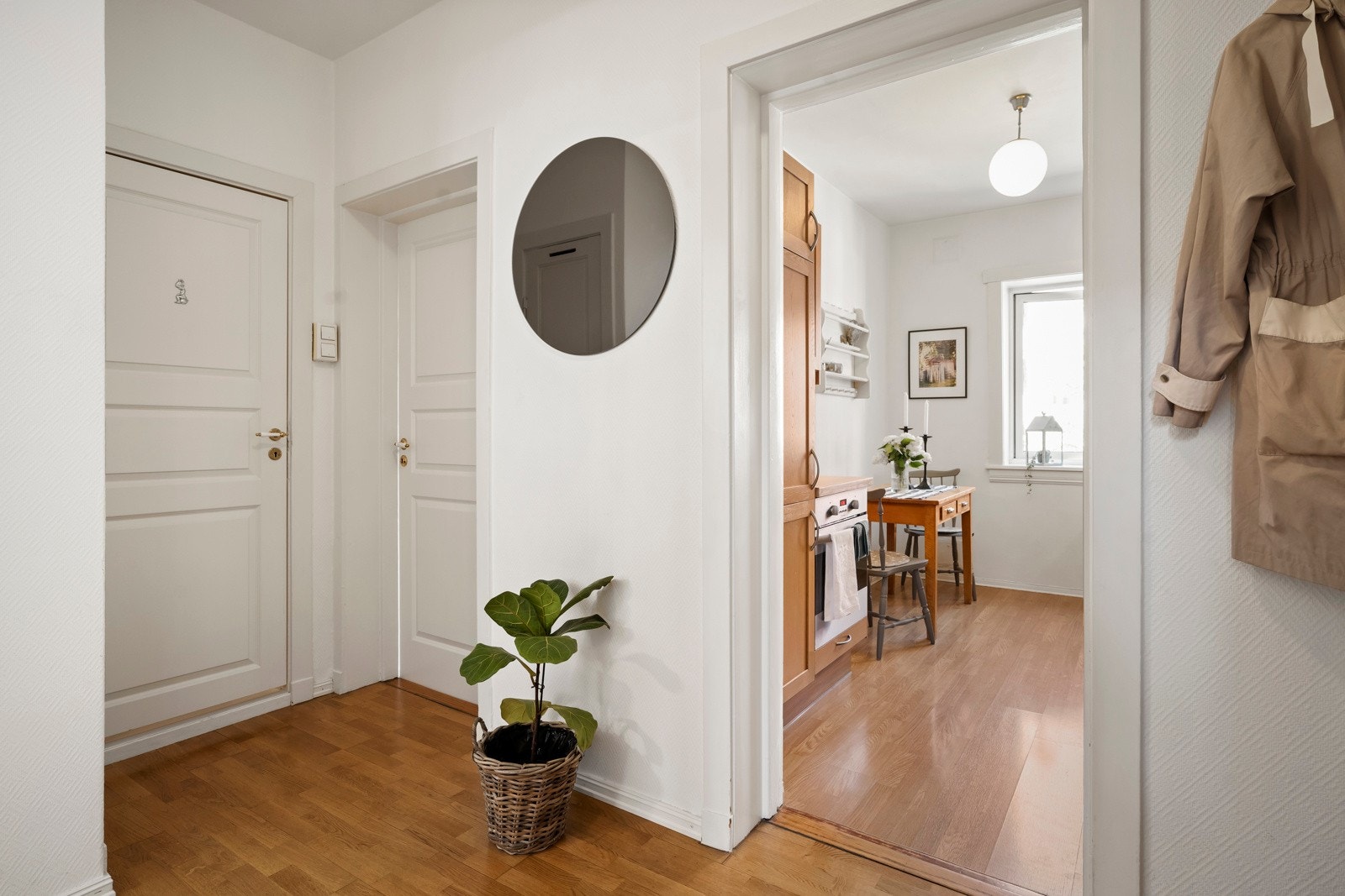 Gangen fungerer som et fint bindeledd til øvrige rom. Galleribilde