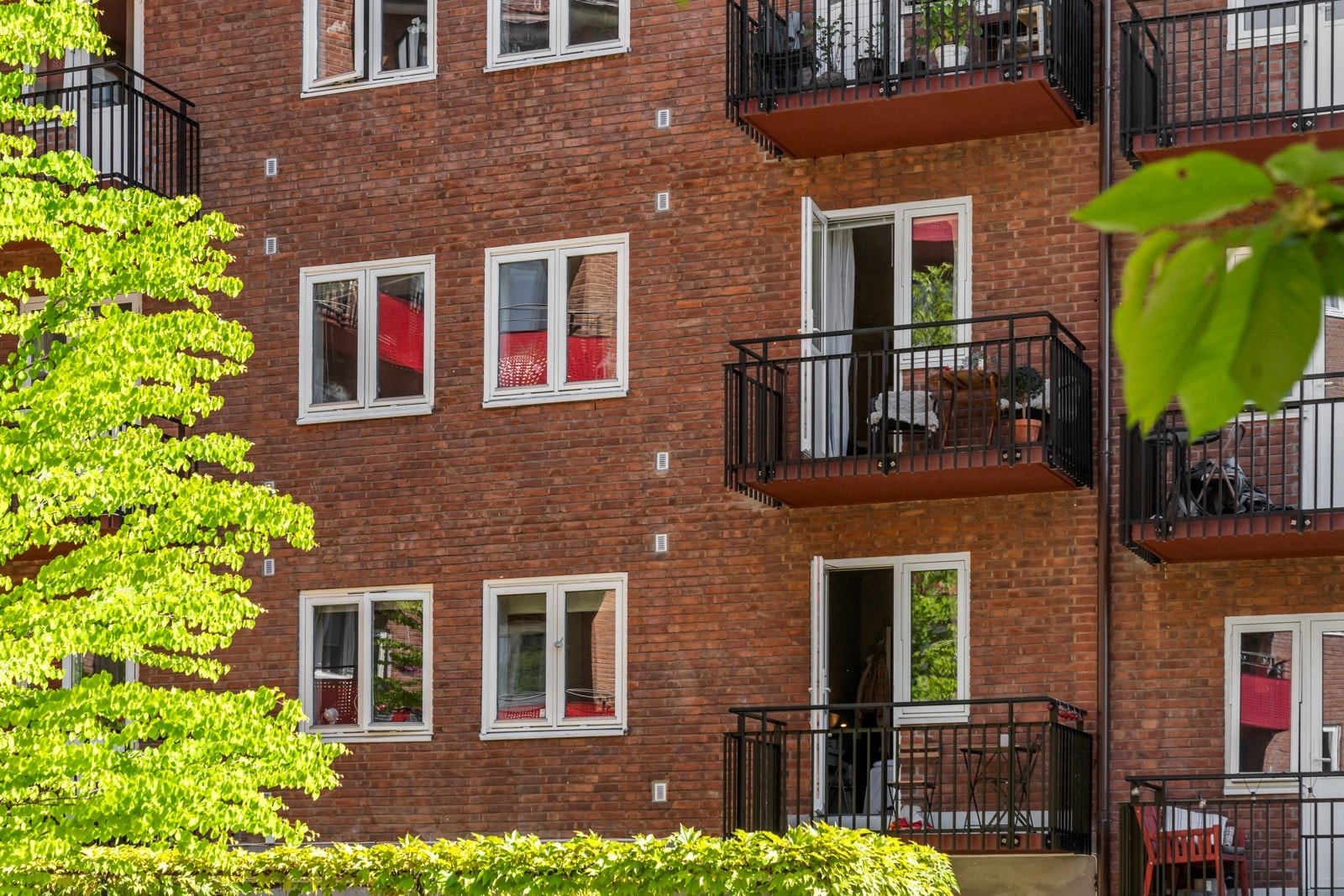 Fasade - borettslaget består av 97 leiligheter. Galleribilde