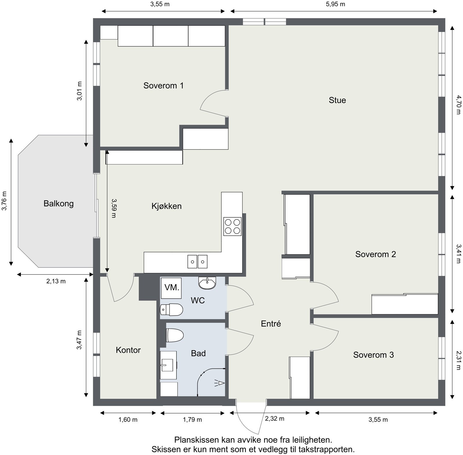 Plantegning Galleribilde