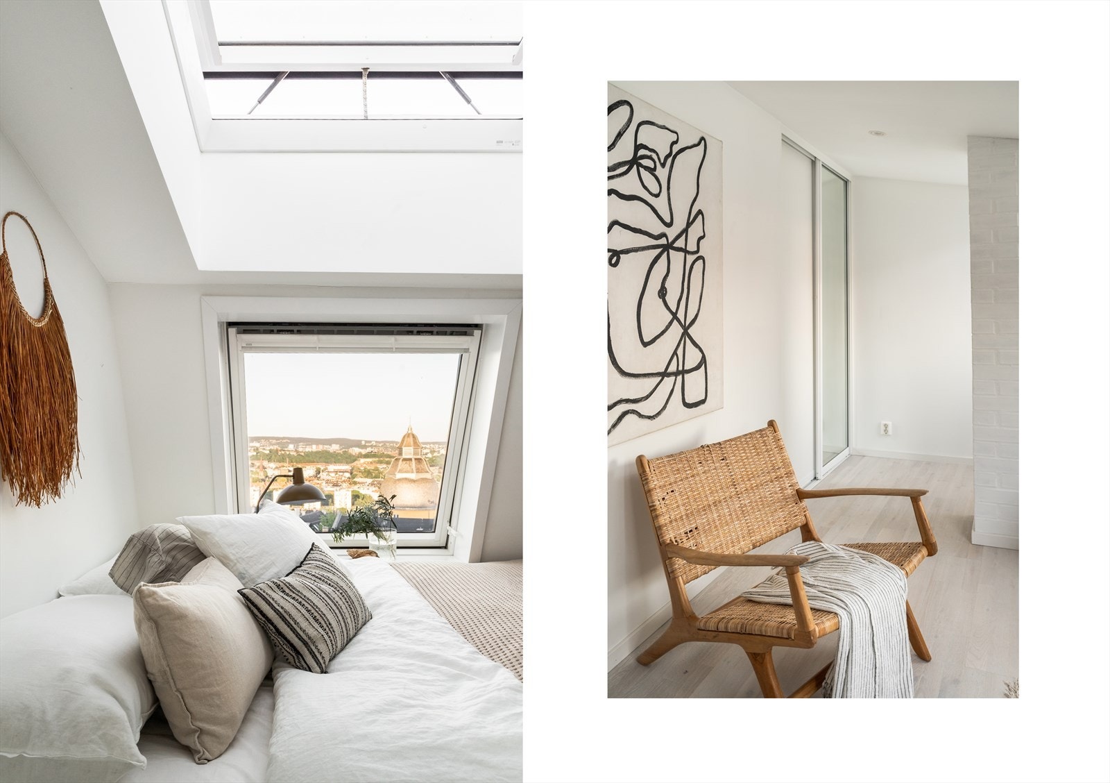 Våkne opp med utsikt over Oslo øst. Mekanisk/ appstyrt takvindu som gir godt med lysinnslipp på dagen og stjernehimmel på natten. De mange vinduene bidrar til god ventilasjon Galleribilde