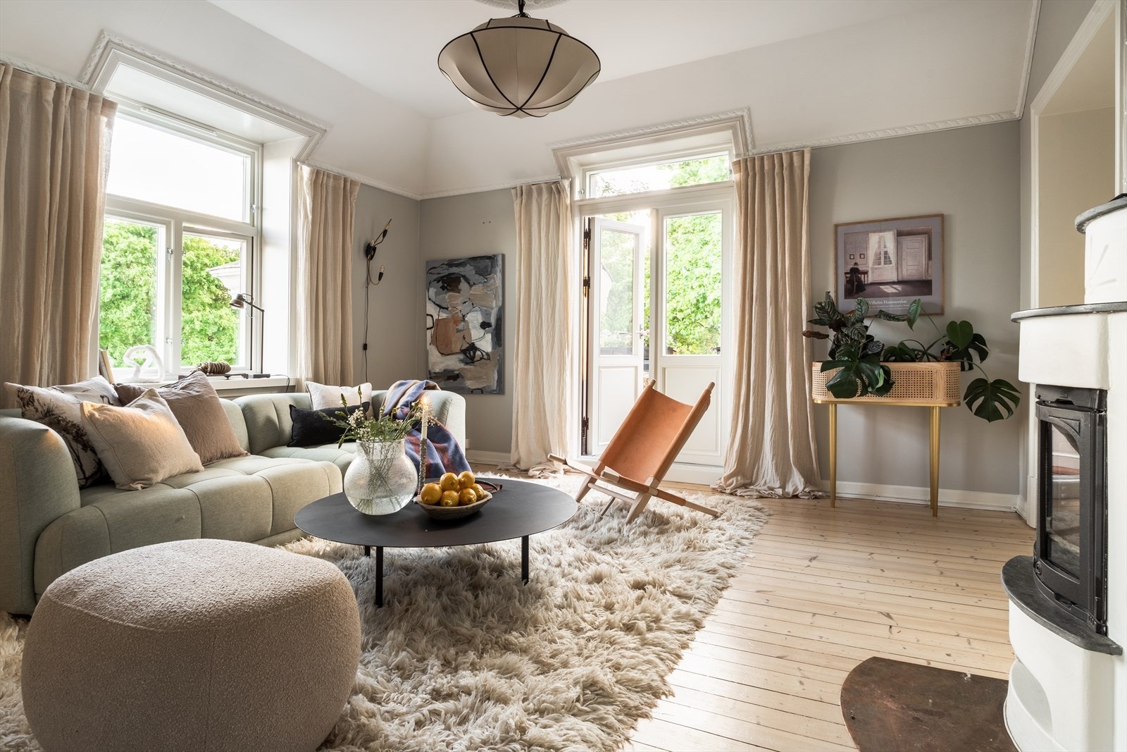 En suveren 4-roms topp- og hjørneleilighet over to plan med flere gode kvaliteter Galleribilde