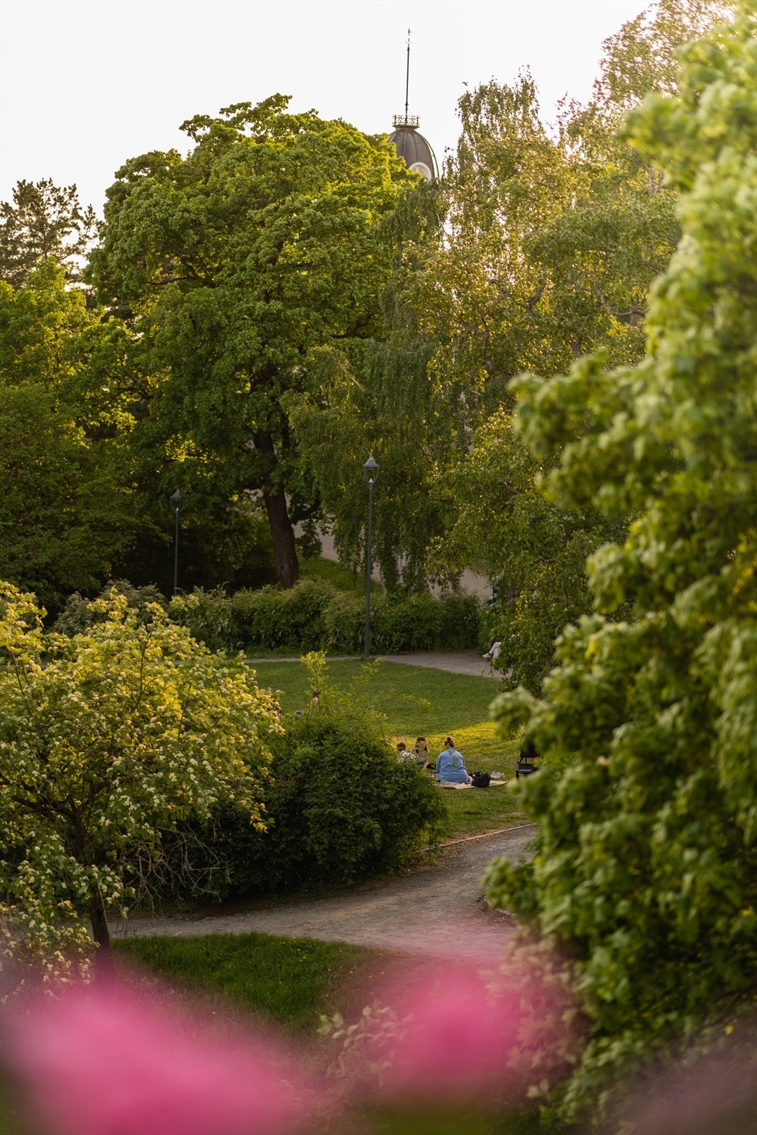 Fantastisk utsyn fra balkongen Galleribilde