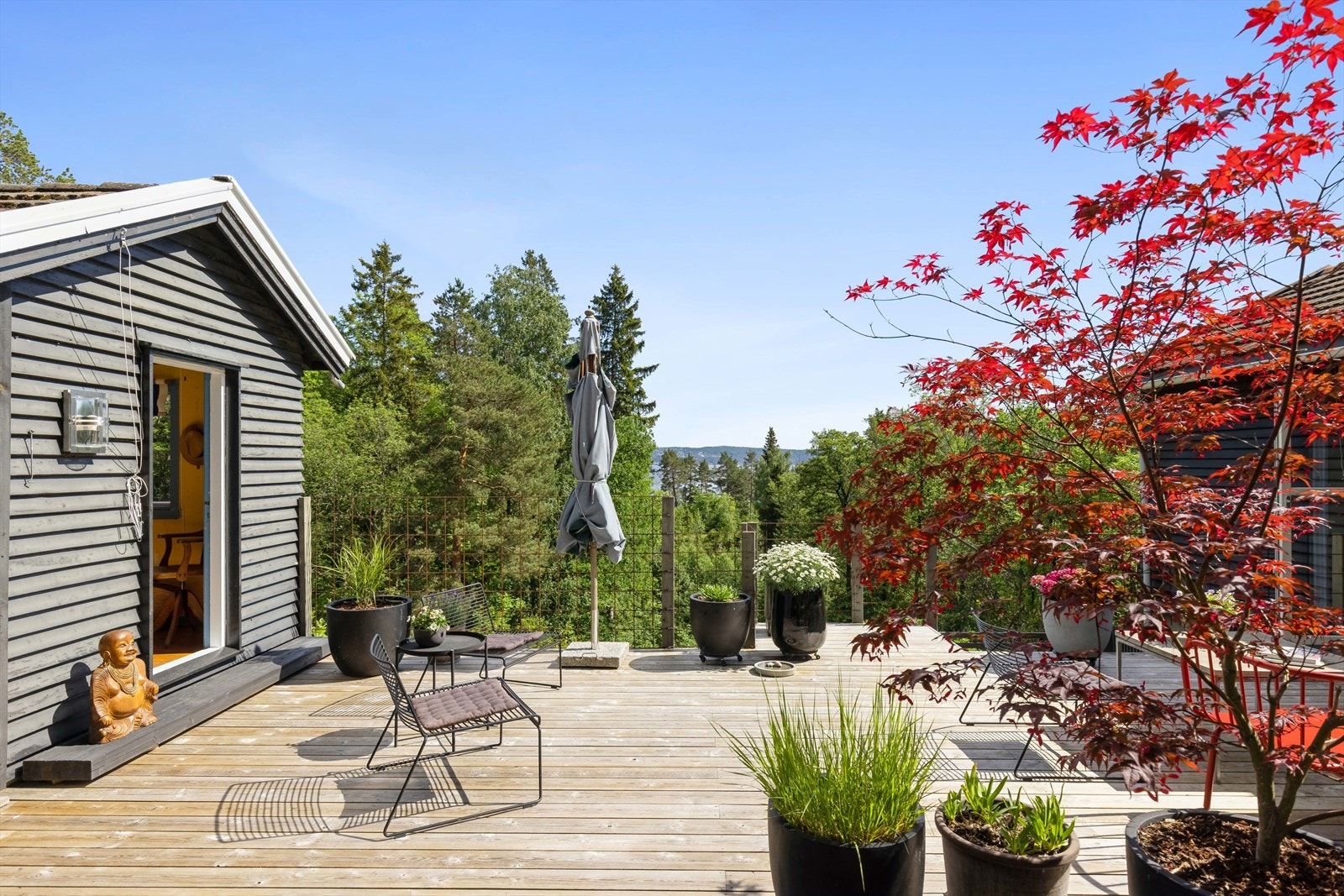 Her er det flotte solforhold, og du sitter helt usjenert og tilbaketrukket Galleribilde