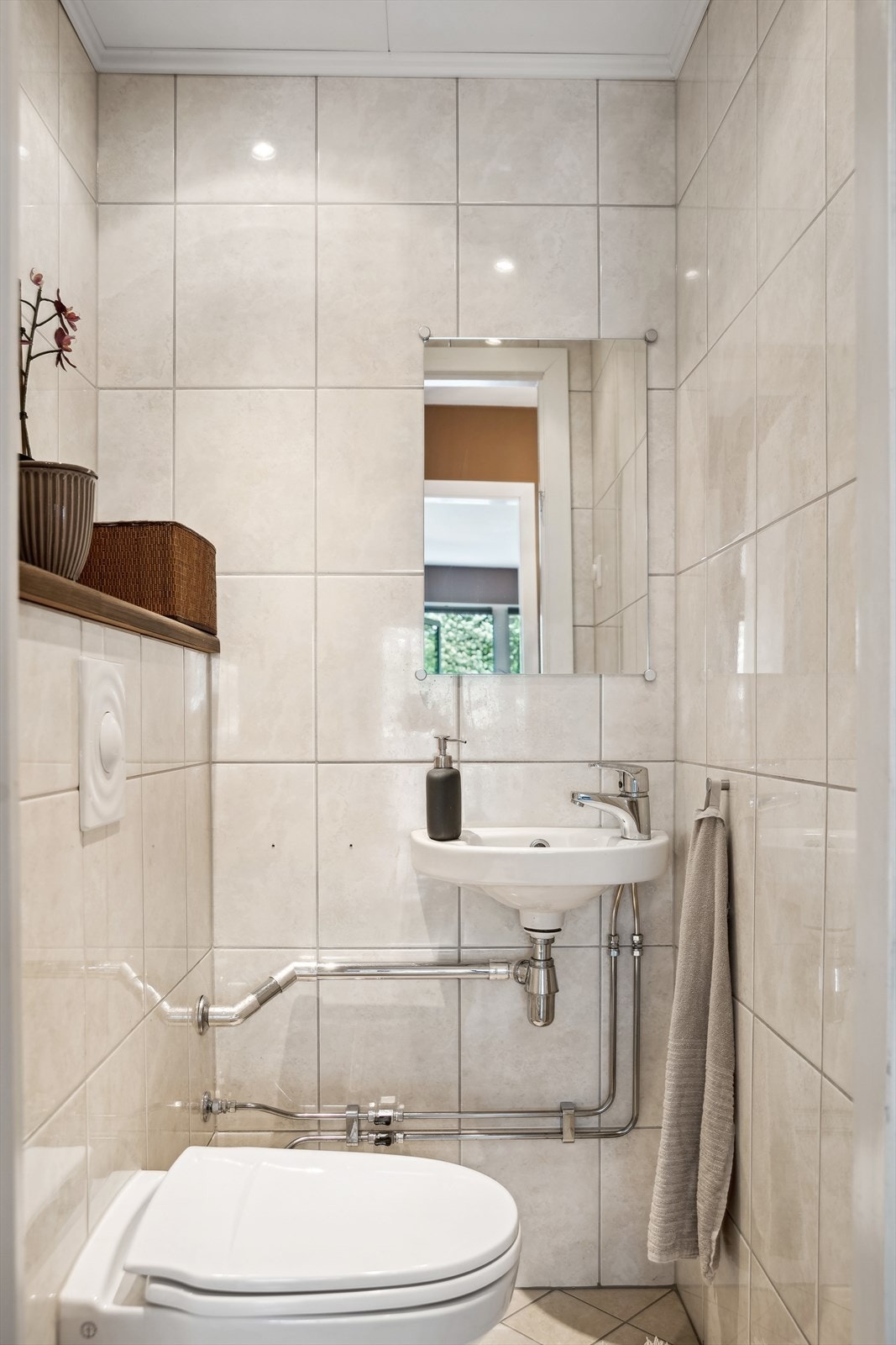 WC-rommet er adskilt og er perfekt for en barnefamilie i en hektisk hverdag. Galleribilde