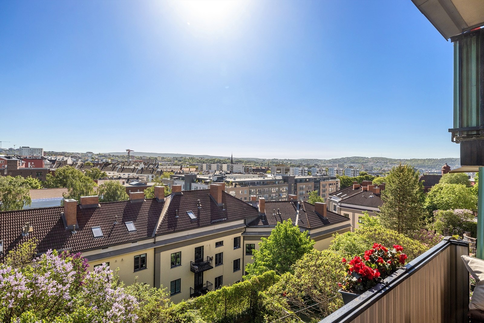 Spektakulær utsikt over store deler av Oslo. Galleribilde