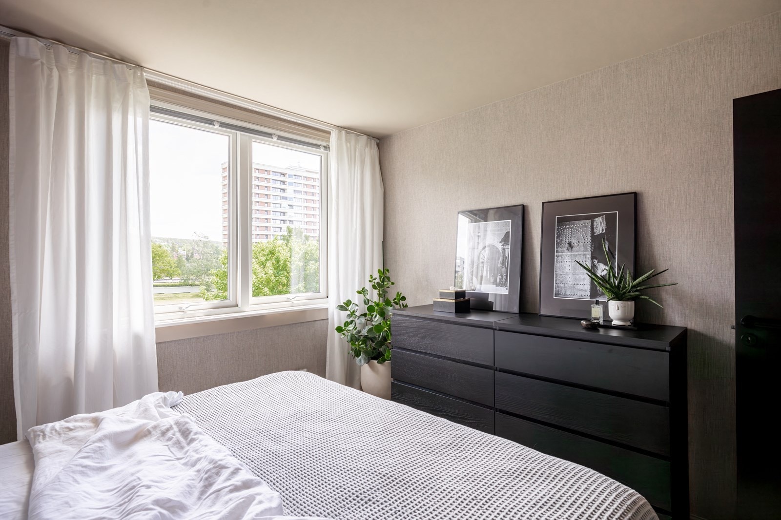 Det er ekstra isolering mellom soverommene Galleribilde