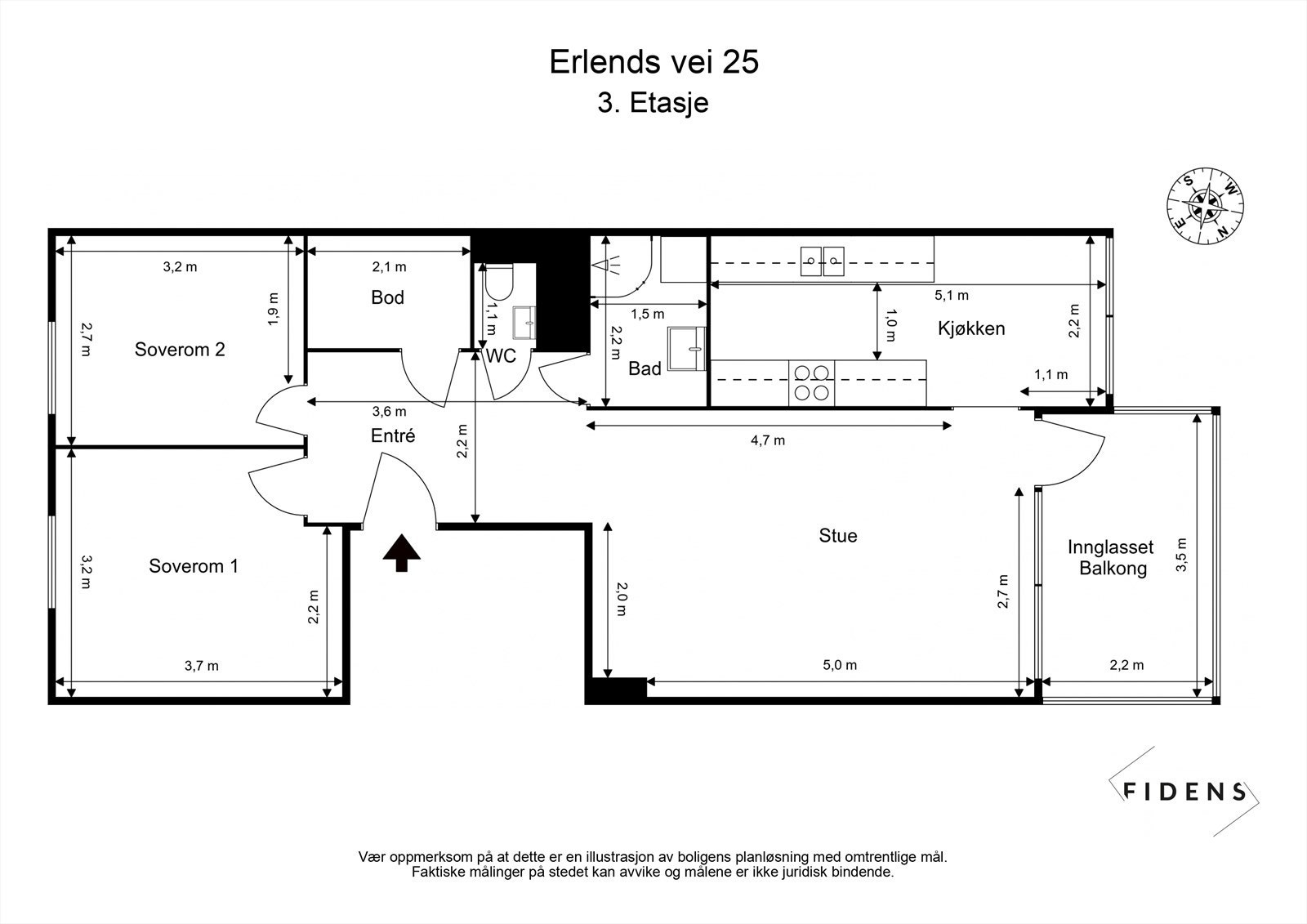 Plantegning Galleribilde