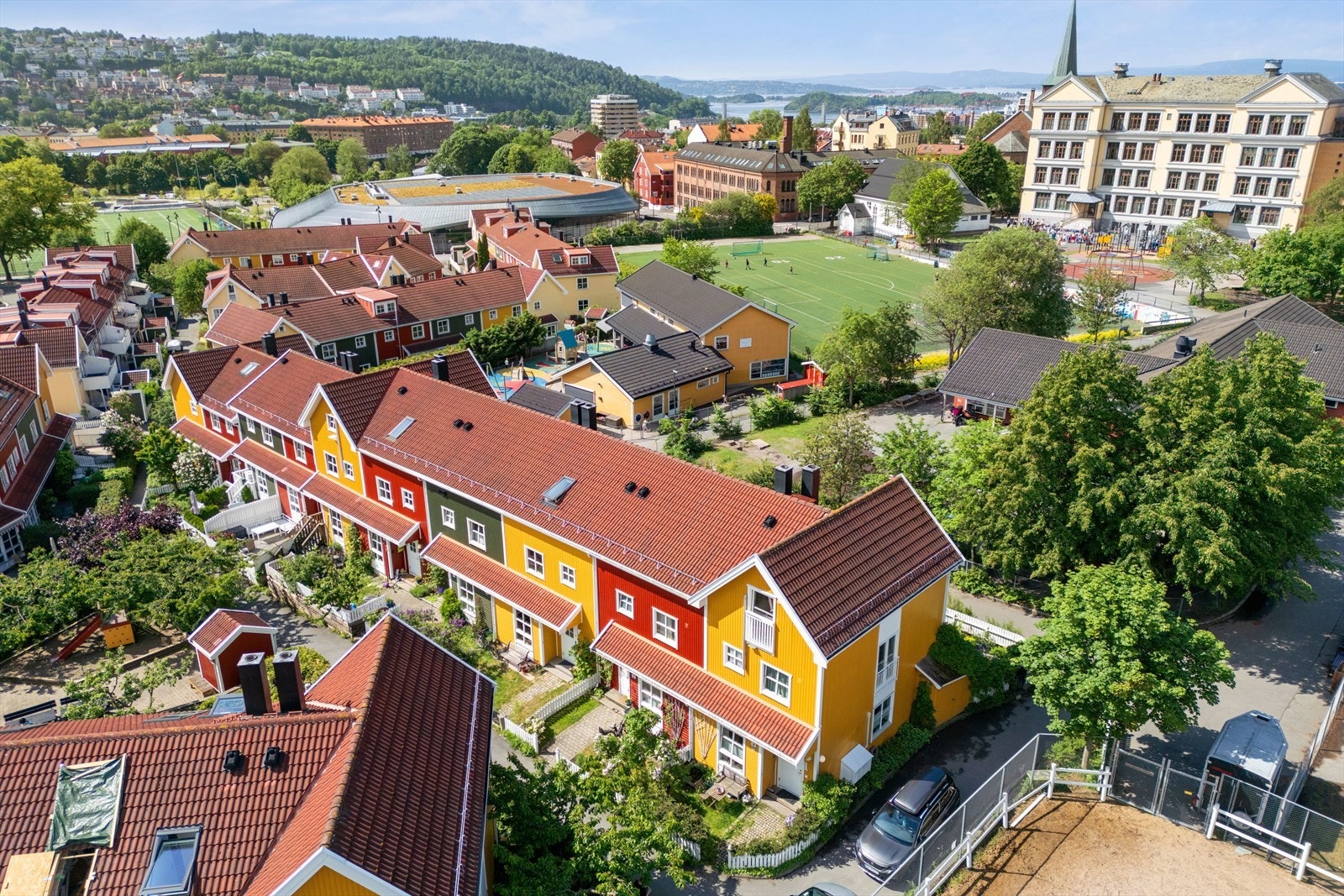 Dronefoto. Galleribilde