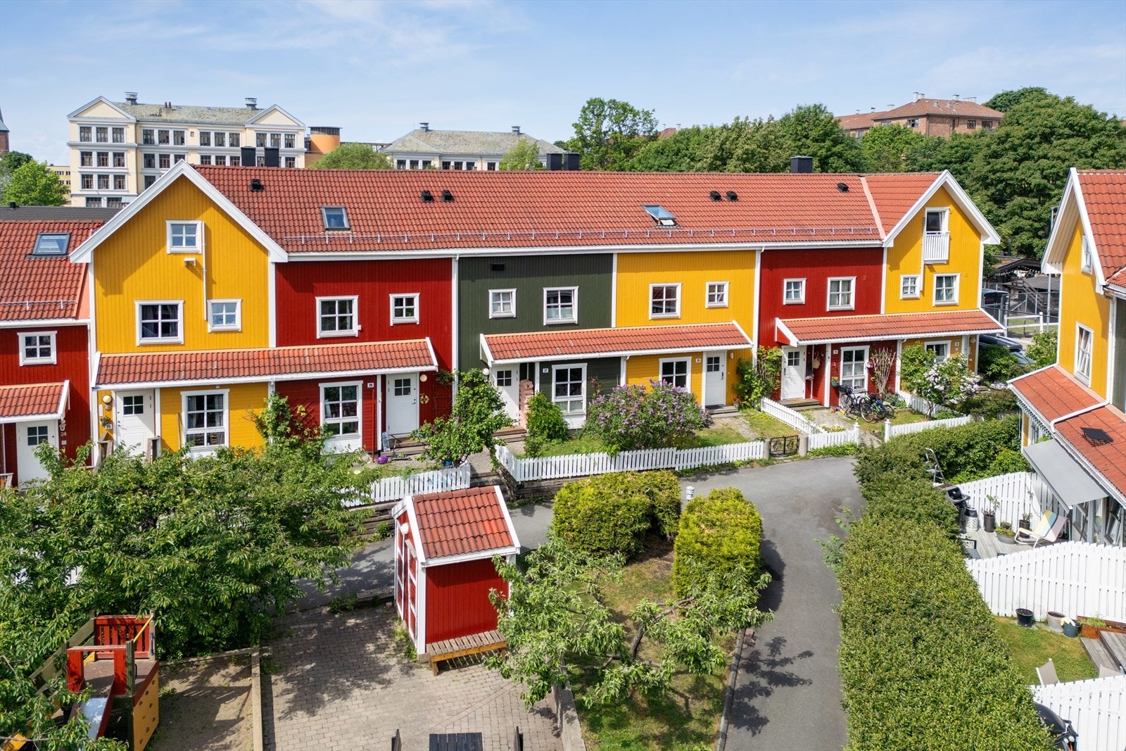 Dronefoto. Galleribilde