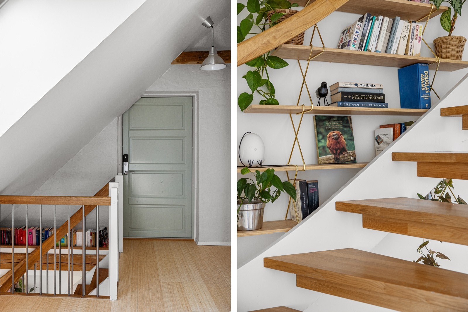 Trappeadkomst opp til hovedetasjen. Galleribilde