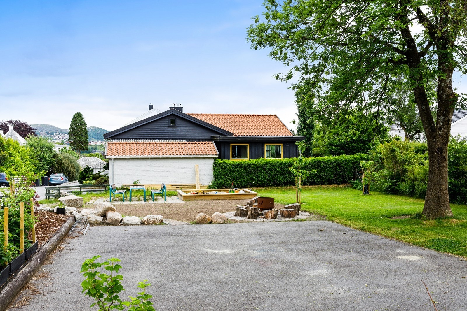 Et godt nabolag som er tilrettelagt for barn. Galleribilde