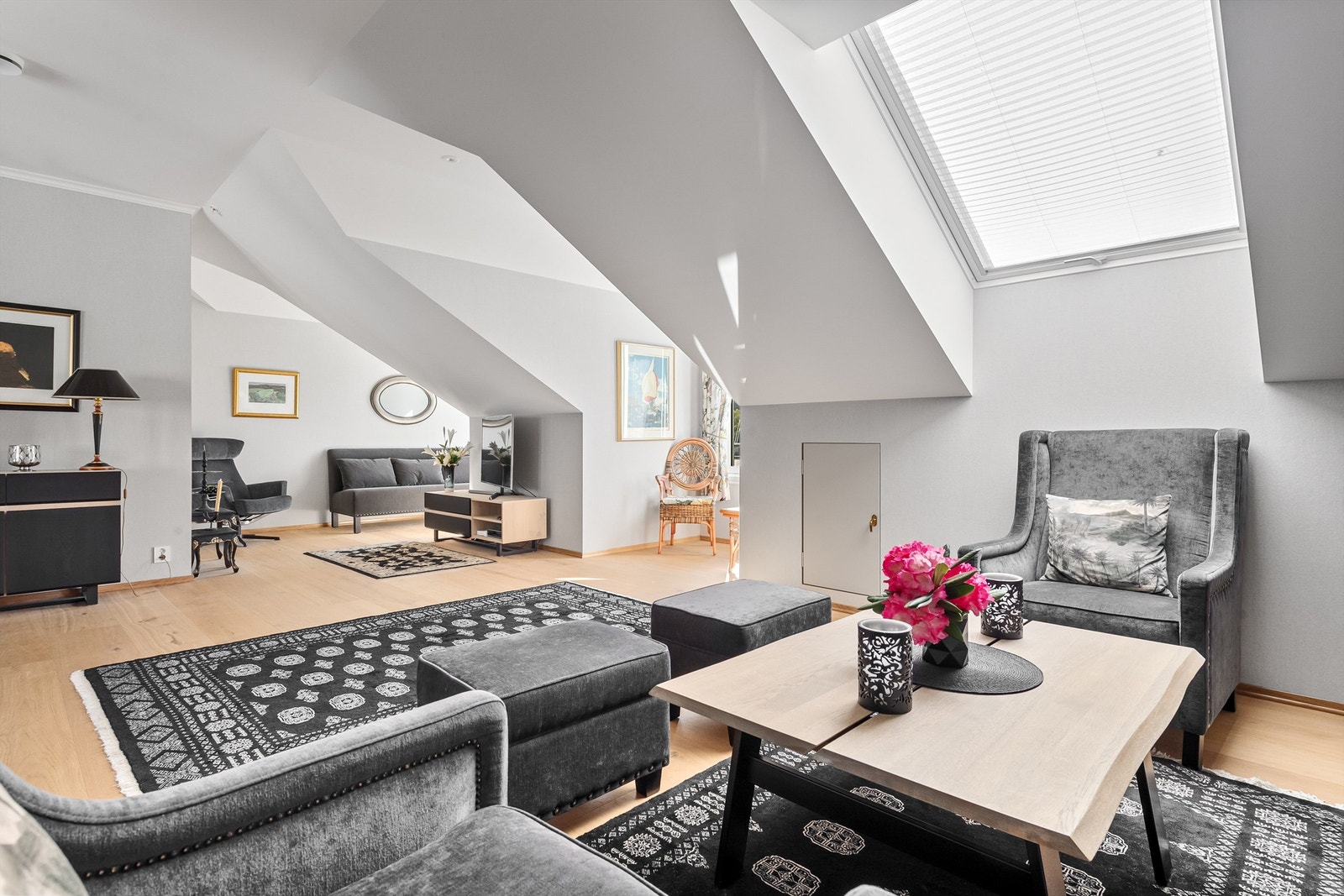 Stua kan deles inn i forskjellige soner Galleribilde